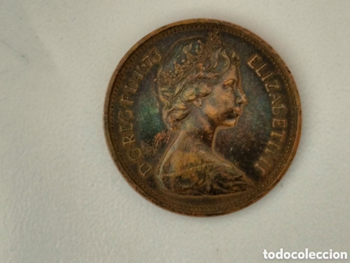 Material numism&aacute;tico: Moneda new pence 2 1978 - Foto 5