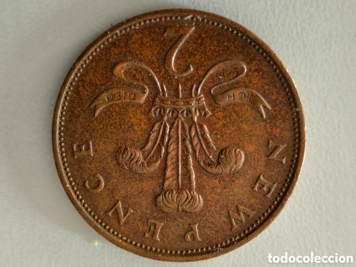 Material numism&aacute;tico: Moneda new pence 2 1978 - Foto 7