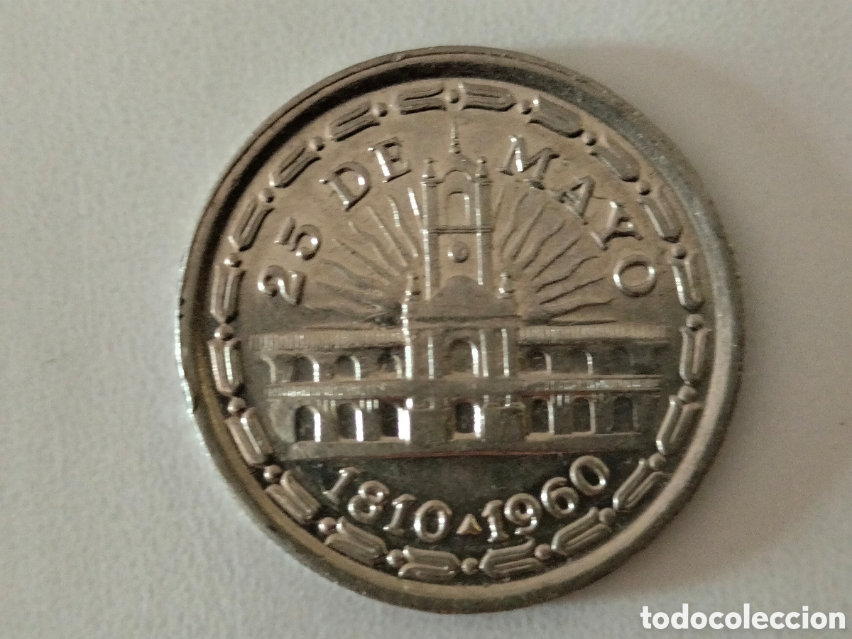 Material numism&aacute;tico: Moneda de un peso argentina - Foto 3