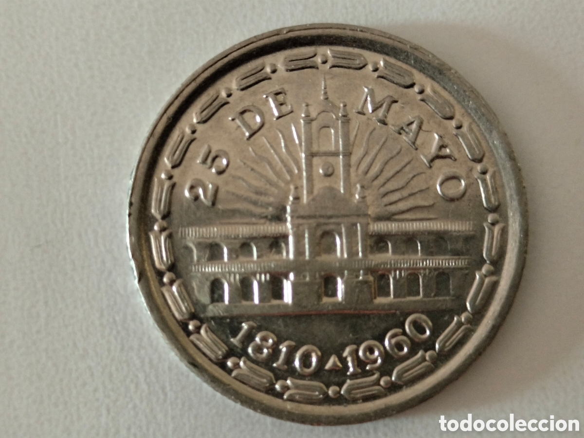 Material numism&aacute;tico: Moneda de un peso argentina - Foto 1