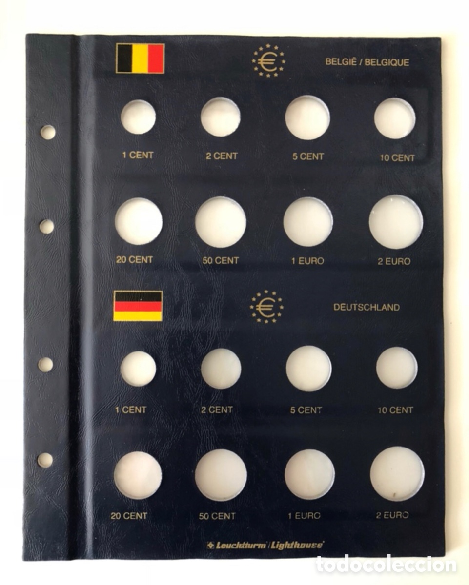 Material numism&aacute;tico: Lote de 3 estuches para euros (SC) - Foto 2