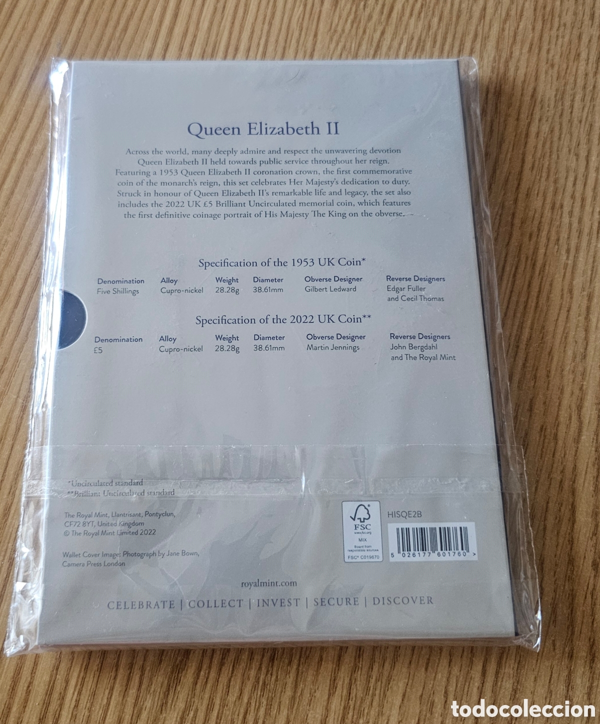 Material numism&aacute;tico: Set memorial Reina Isabel II de Inglaterra - Foto 2