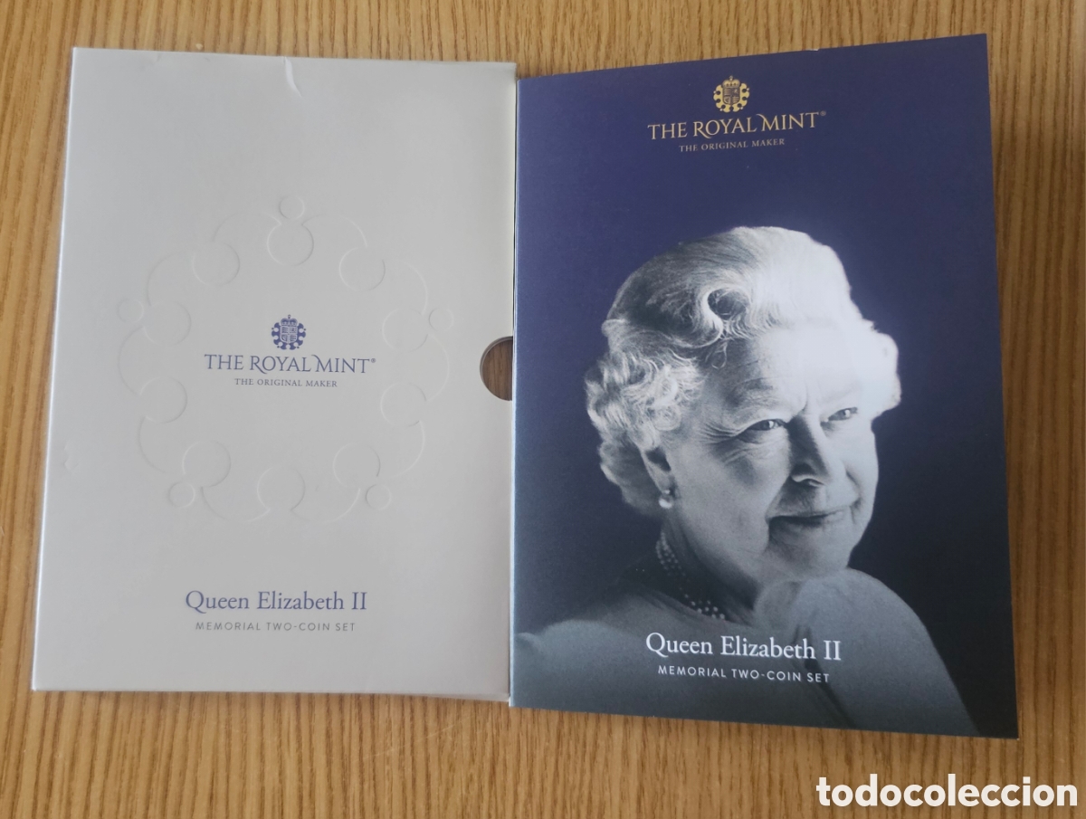 Material numism&aacute;tico: Set memorial Reina Isabel II de Inglaterra - Foto 3