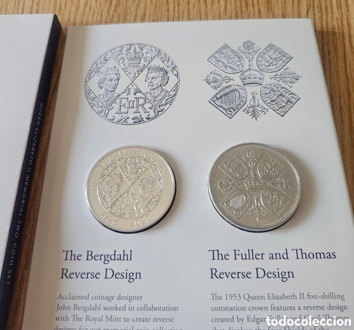 Material numism&aacute;tico: Set memorial Reina Isabel II de Inglaterra - Foto 4
