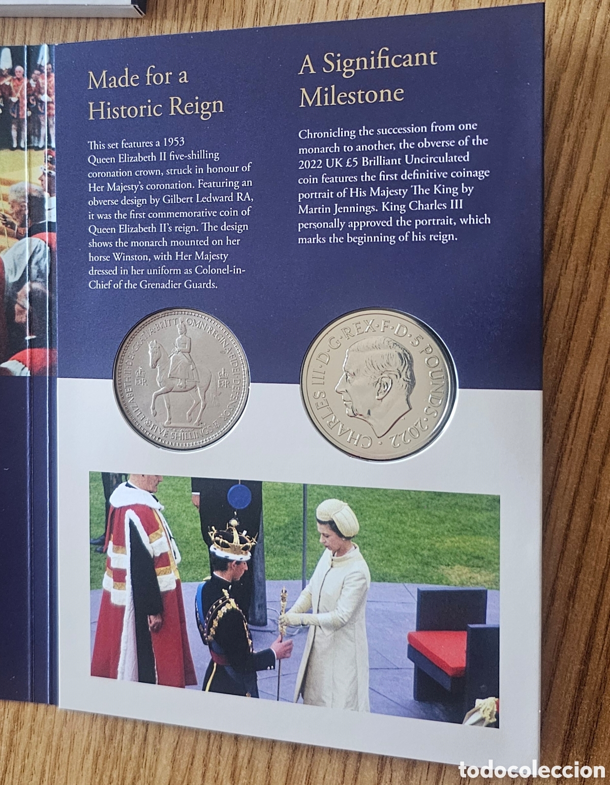 Material numism&aacute;tico: Set memorial Reina Isabel II de Inglaterra - Foto 6