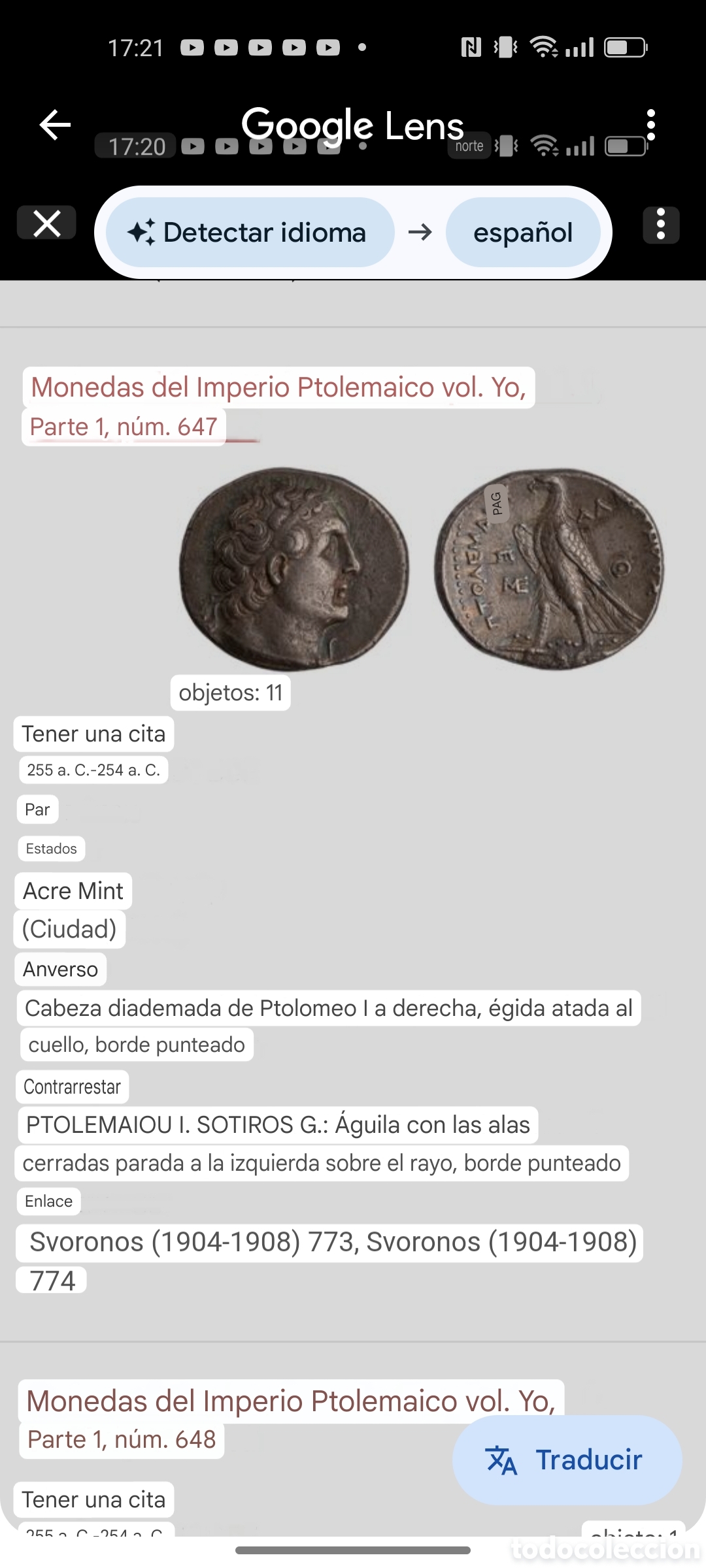 Material numism&aacute;tico: Antigua moneda griega - Foto 4