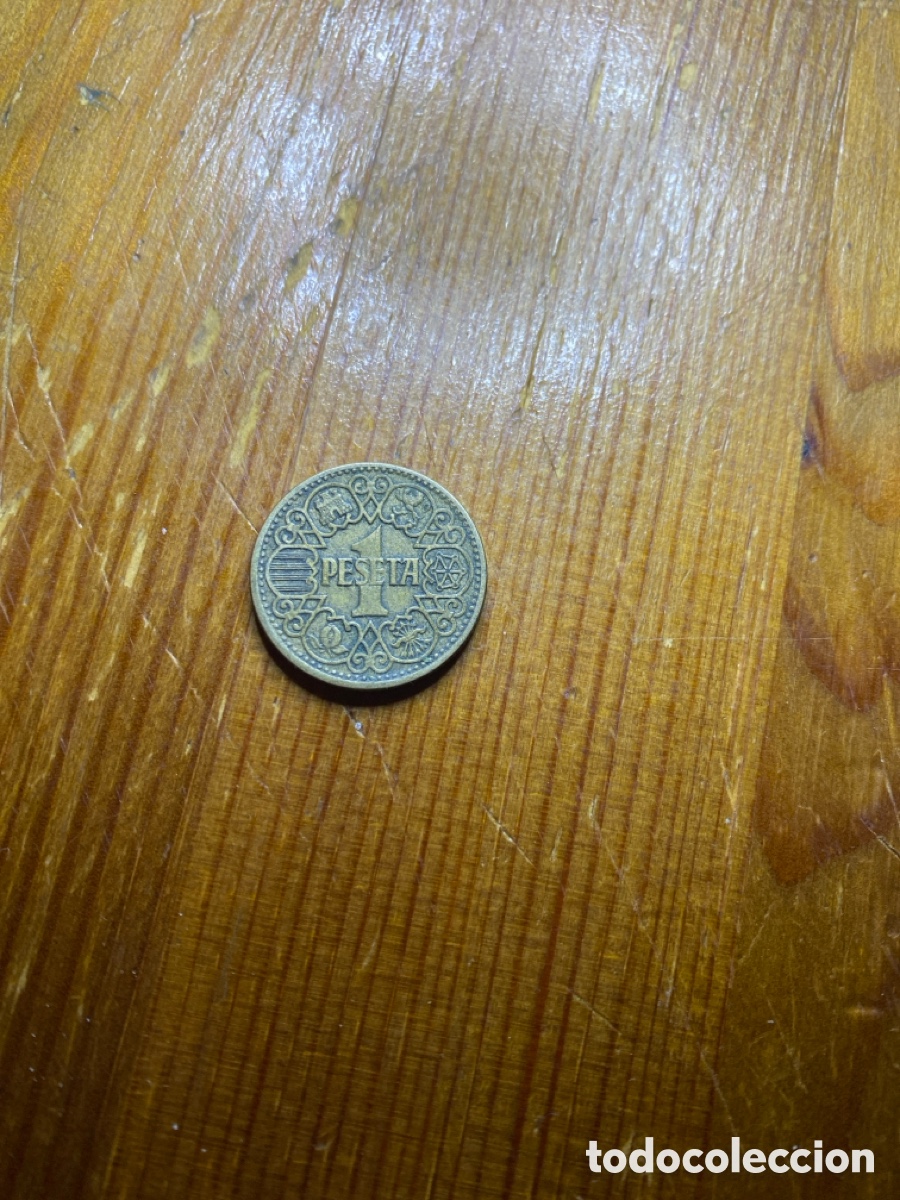 Material numism&aacute;tico: Moneda 1 peseta 1944 - Foto 1