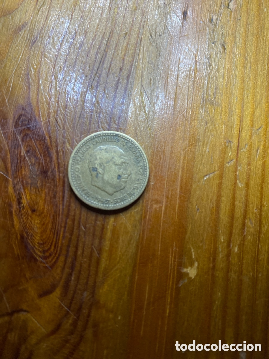 Material numism&aacute;tico: Moneda 1 peseta de 1947 - Foto 2