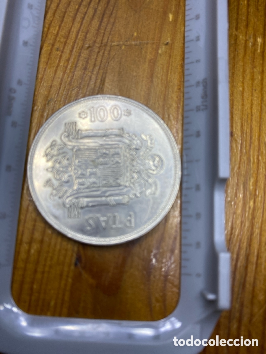 Material numism&aacute;tico: Moneda 100 pesetas 1975 estrella 76 - Foto 1