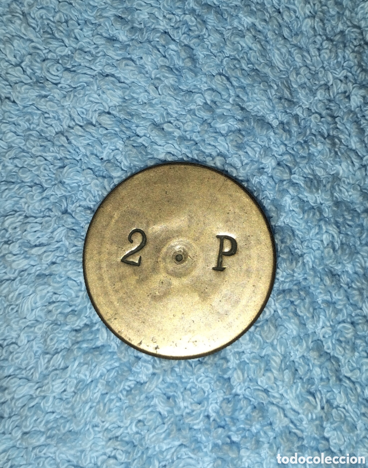 Material numism&aacute;tico: Token ficha 2 pesetas casino - Foto 2