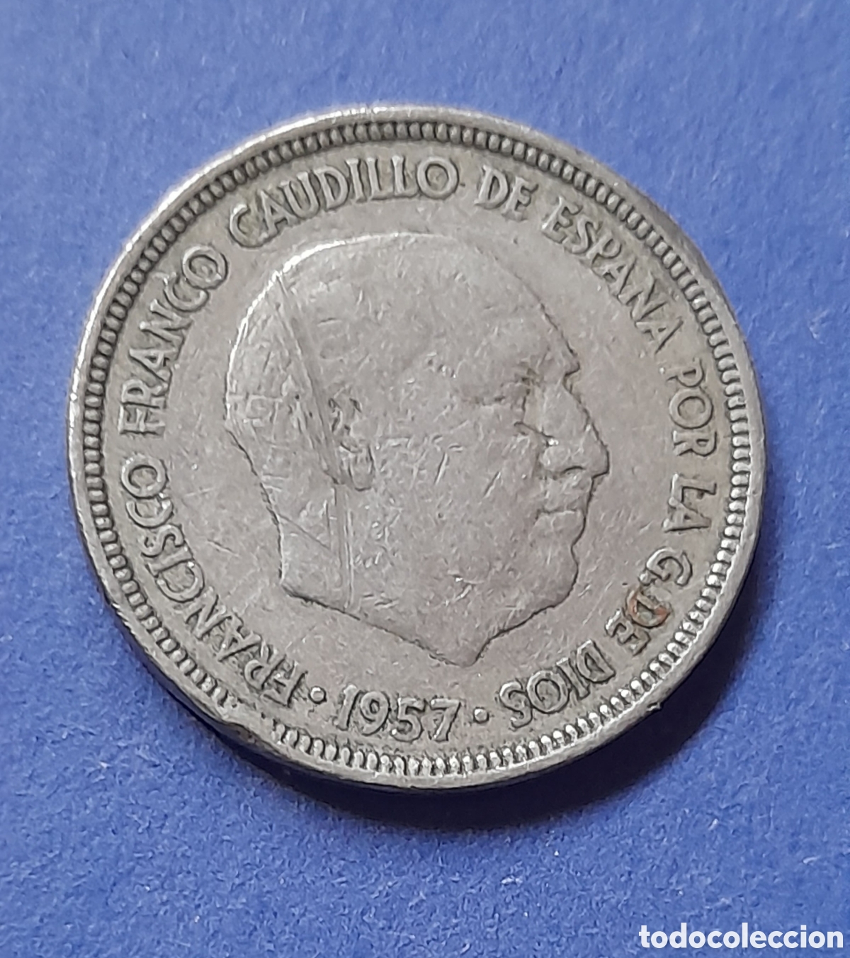 Material numism&aacute;tico: Moneda cinco pesetas - Foto 1