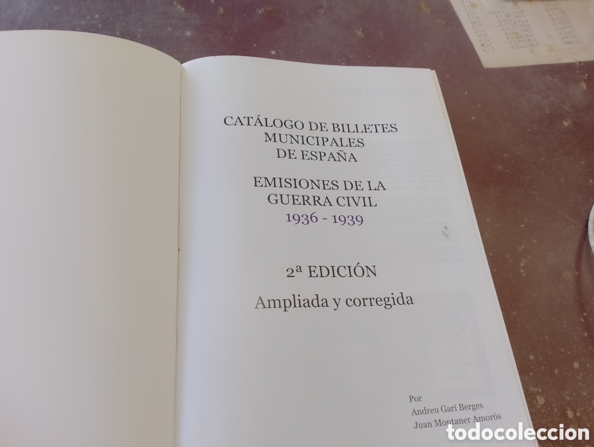 Material numism&aacute;tico: Catalogo general de billetes - Foto 8