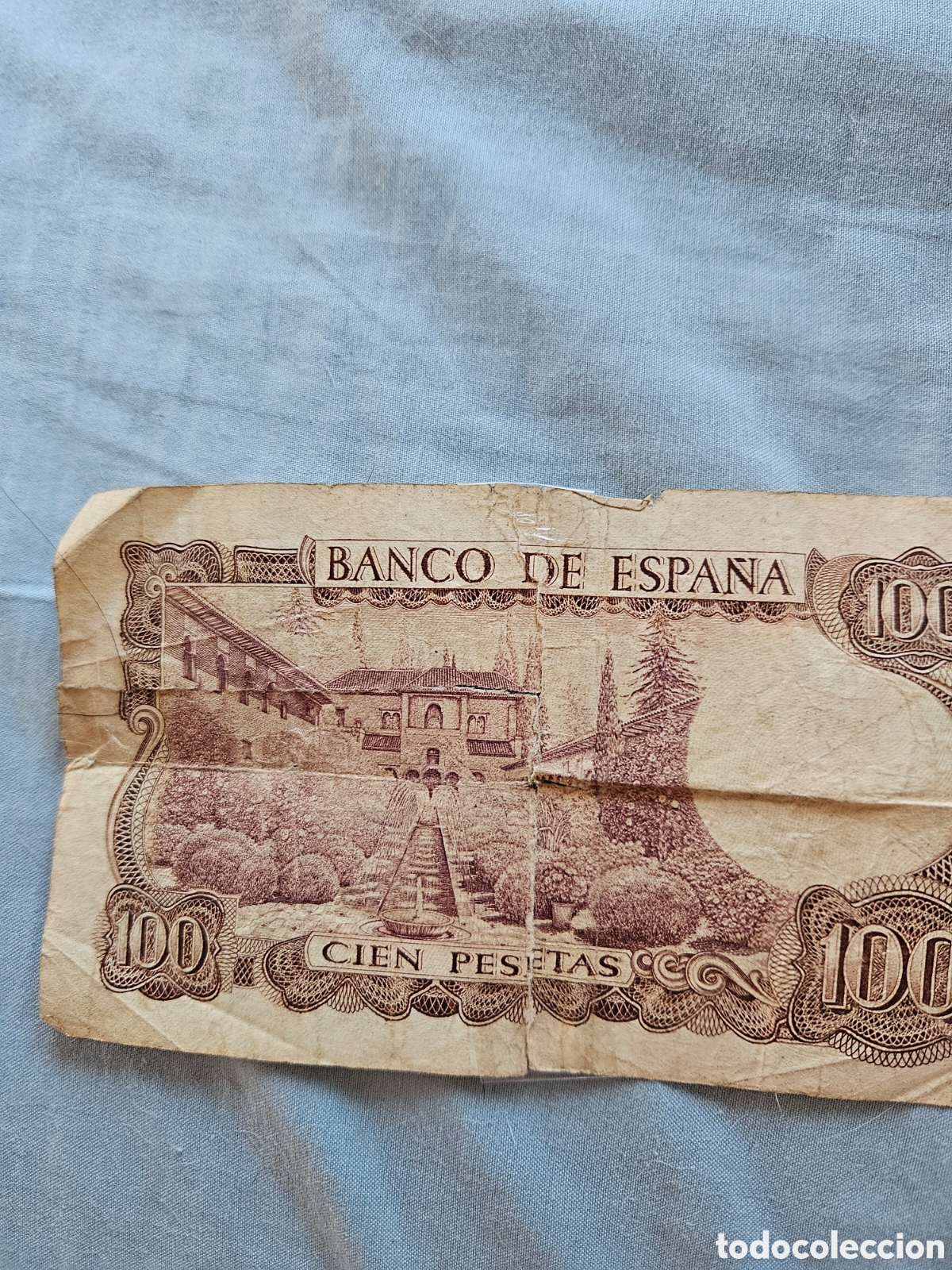 Material numism&aacute;tico: Billete 100 pesetas en buen estado - Foto 2