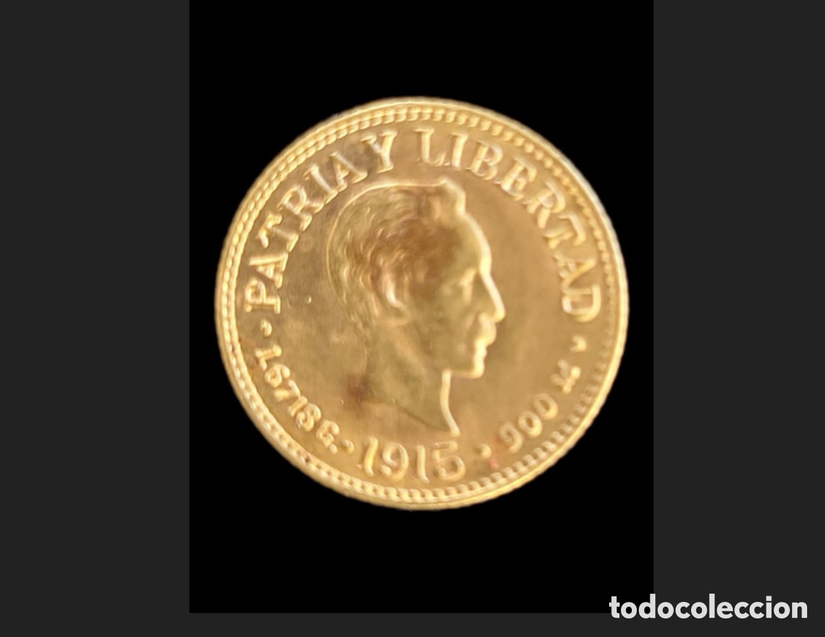Material numism&aacute;tico: Moneda cubana un peso oro - Foto 3