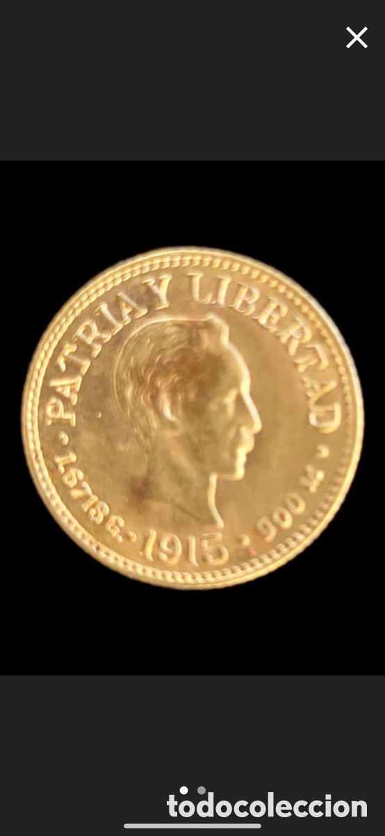 Material numism&aacute;tico: Moneda cubana un peso oro - Foto 1