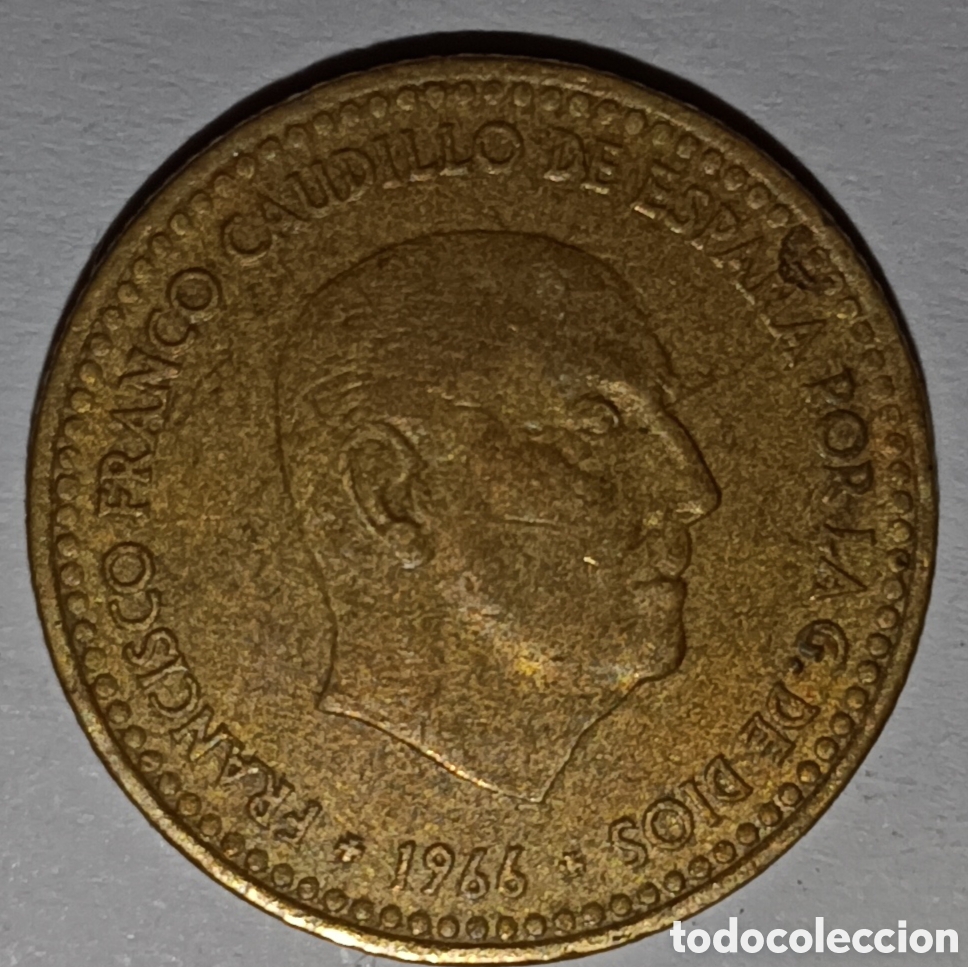 Material numism&aacute;tico: Monedas de Franco 1966(⭐ 56) - Foto 2