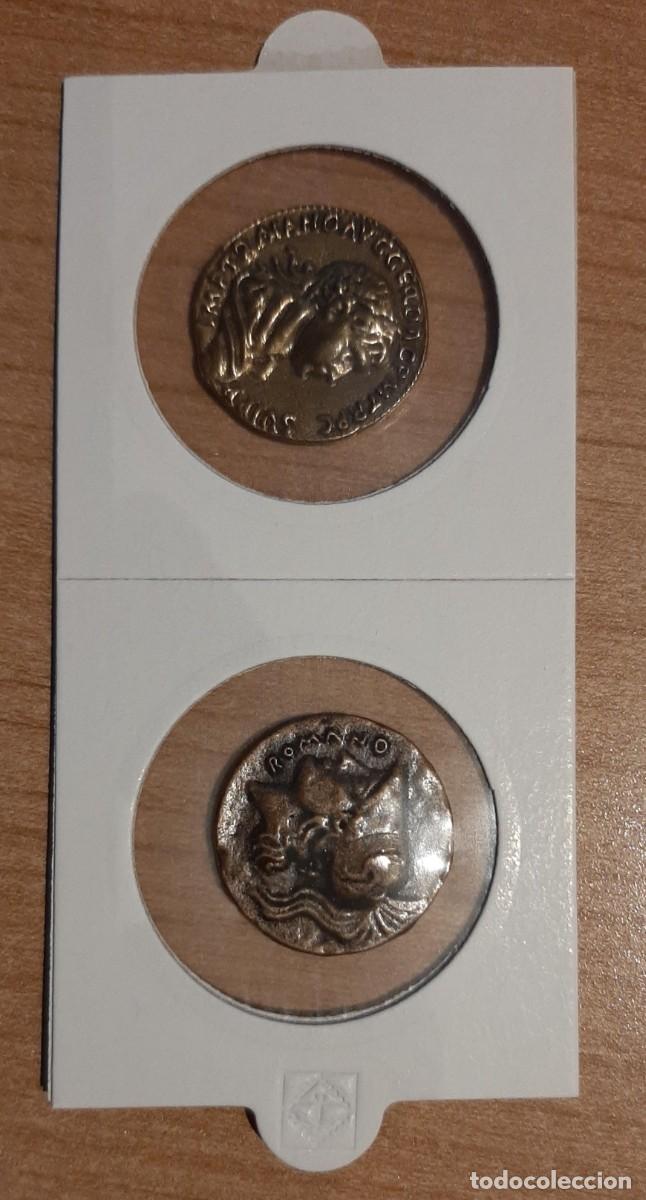 Material numism&aacute;tico: Moneda r&eacute;plica romana ARDE LVCVS - Foto 2