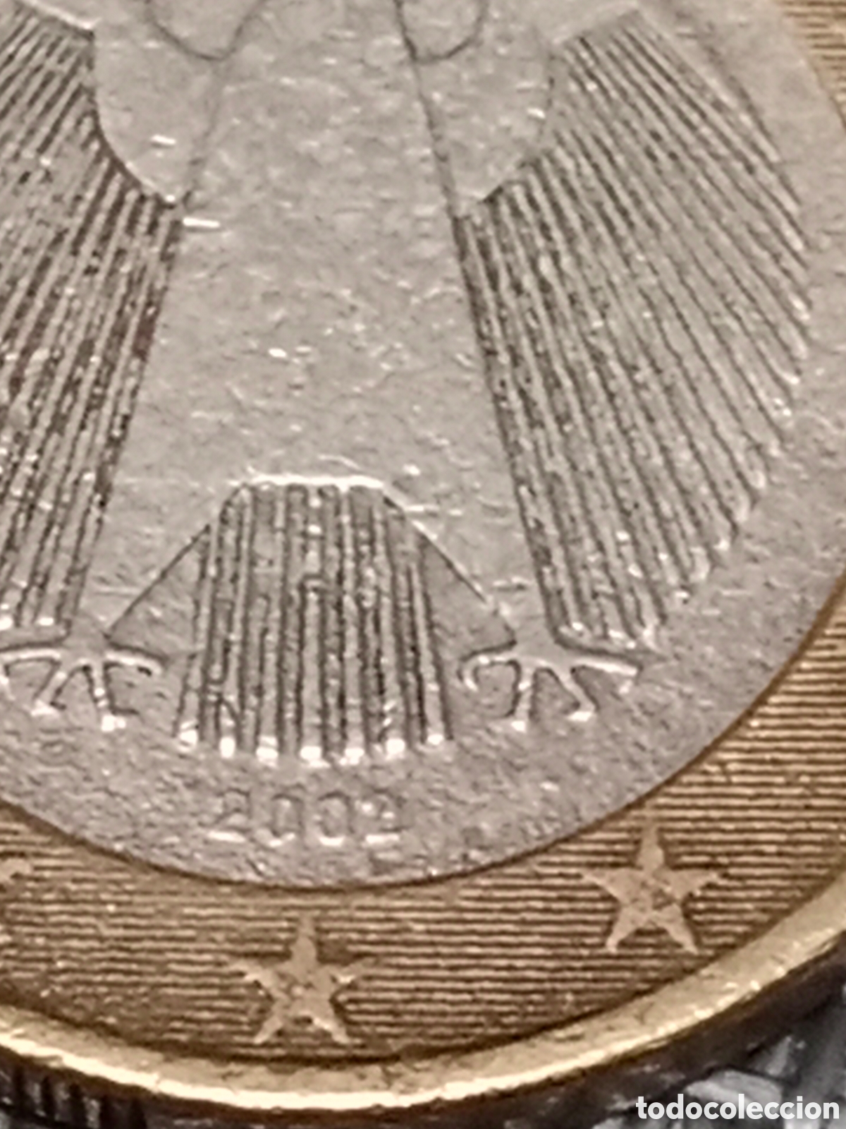 Material numism&aacute;tico: Moneda de 1 euro Alemania 2002 sin Ceca - Foto 2