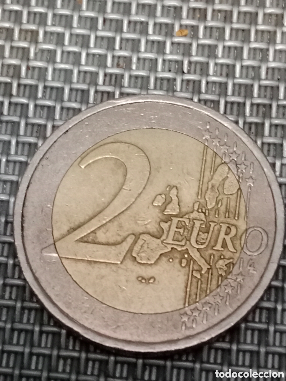 Material numism&aacute;tico: Moneda de 2 euros Francia A&ntilde;o 2000 mal Acu&ntilde;ada - Foto 6
