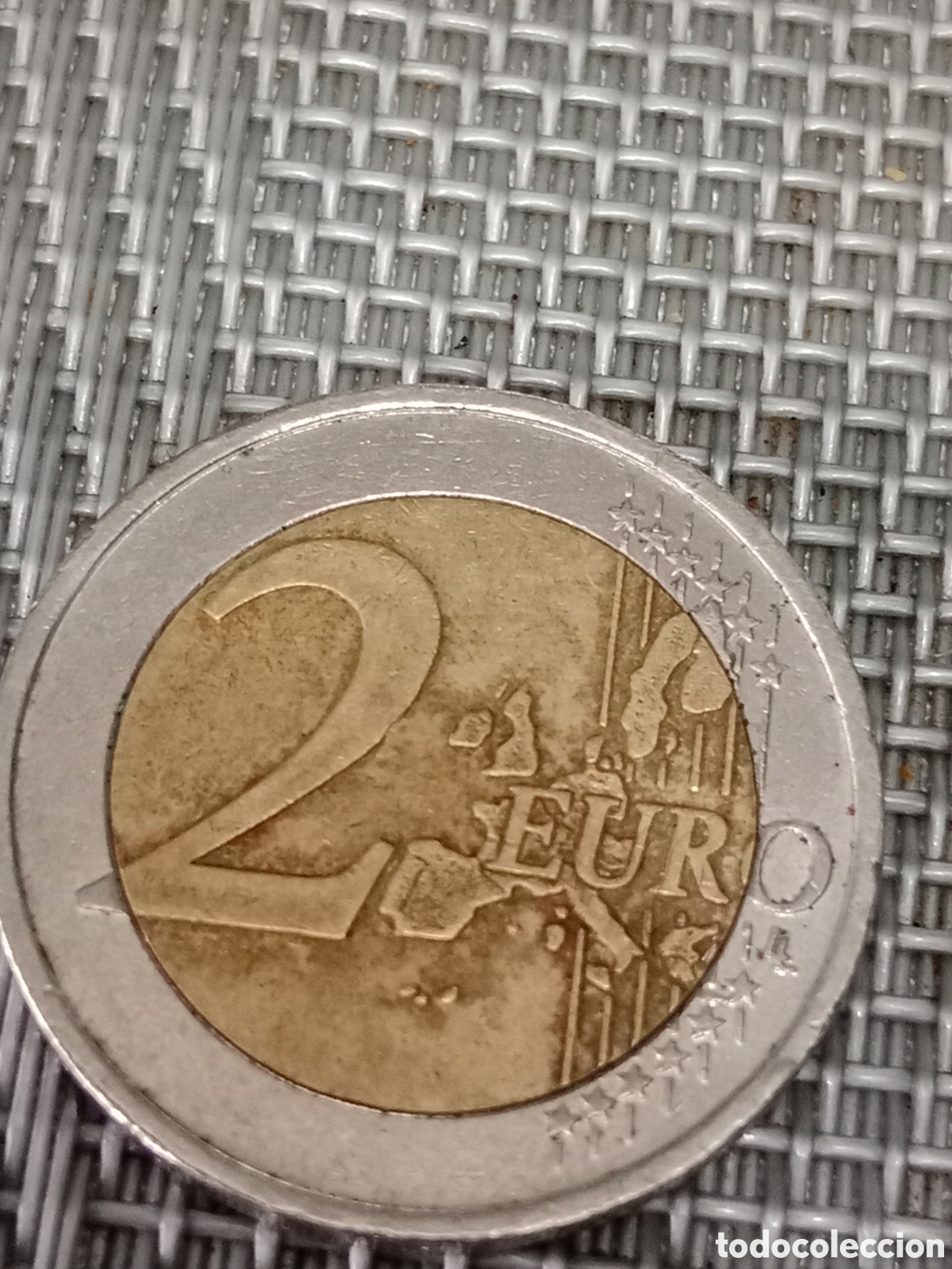 Material numism&aacute;tico: Moneda de 2 euros de Grecia 2002 mal Acu&ntilde;ada - Foto 6