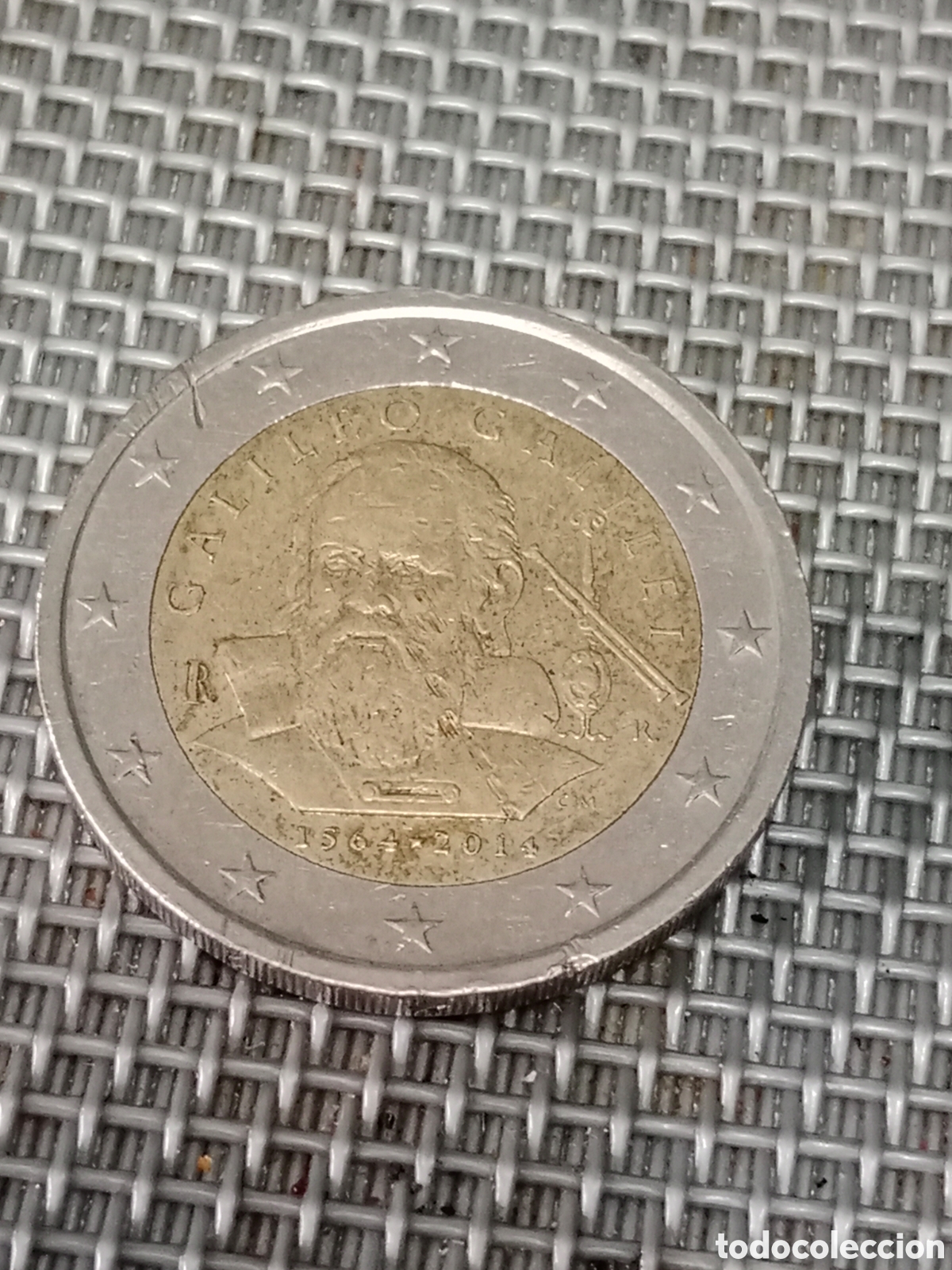 Material numism&aacute;tico: Moneda de 2 euros Galileo - Foto 1