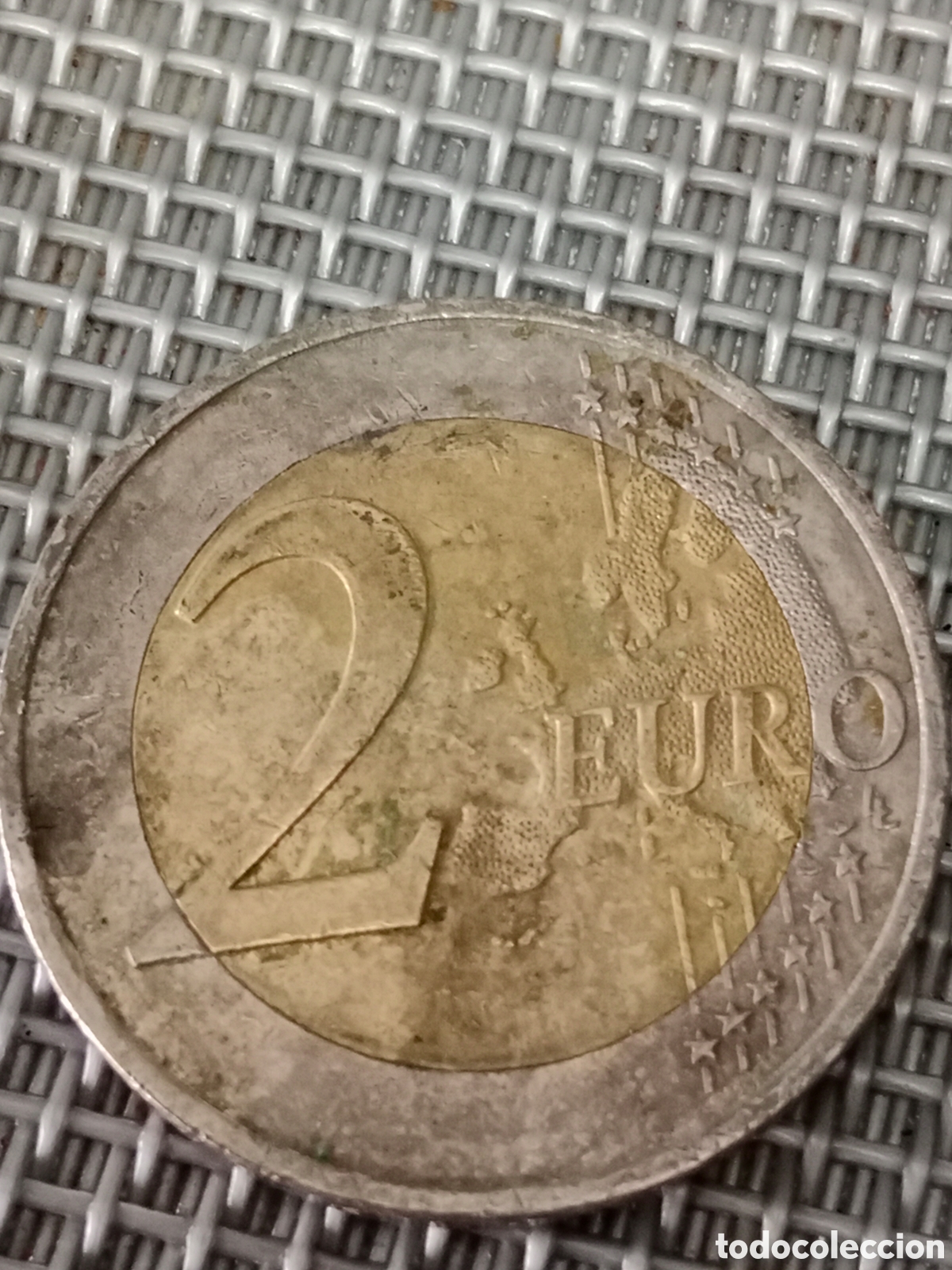 Material numism&aacute;tico: Moneda de 2 euros Francois Mitterrand 1916/2016 - Foto 3