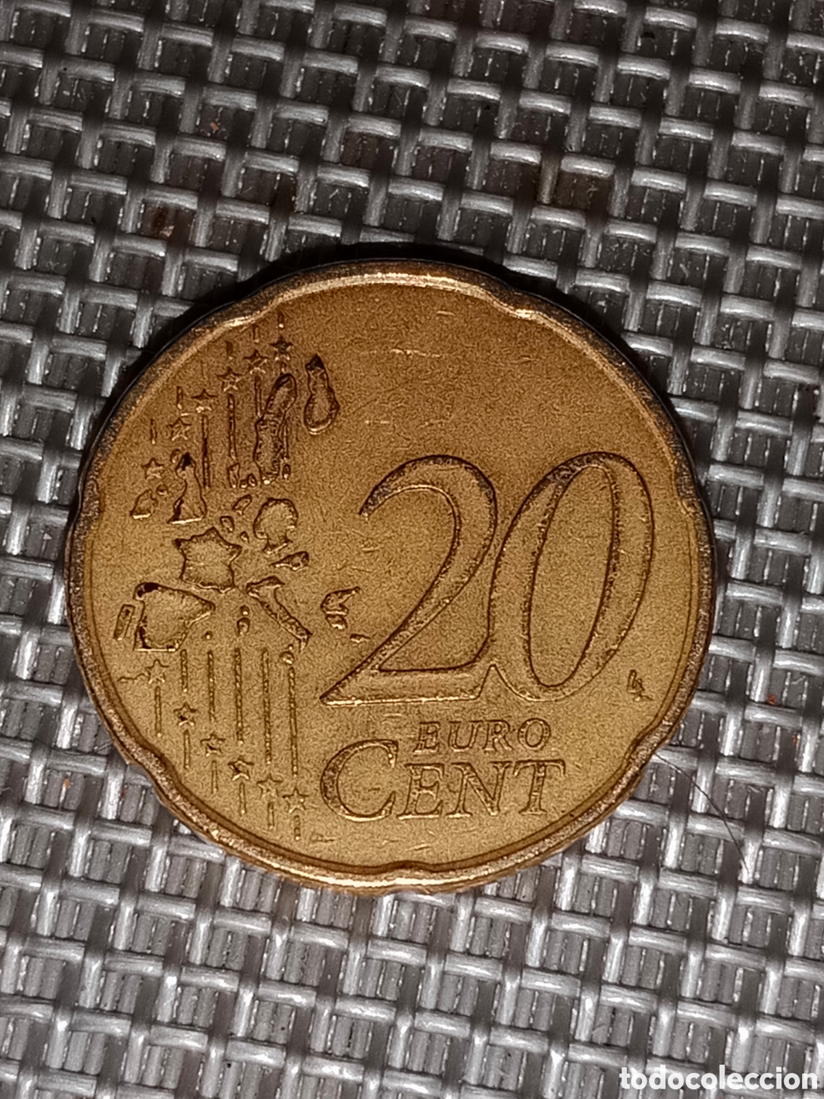 Material numism&aacute;tico: Moneda de 20 c&eacute;ntimos Francia 1999 mal Acu&ntilde;ada - Foto 4