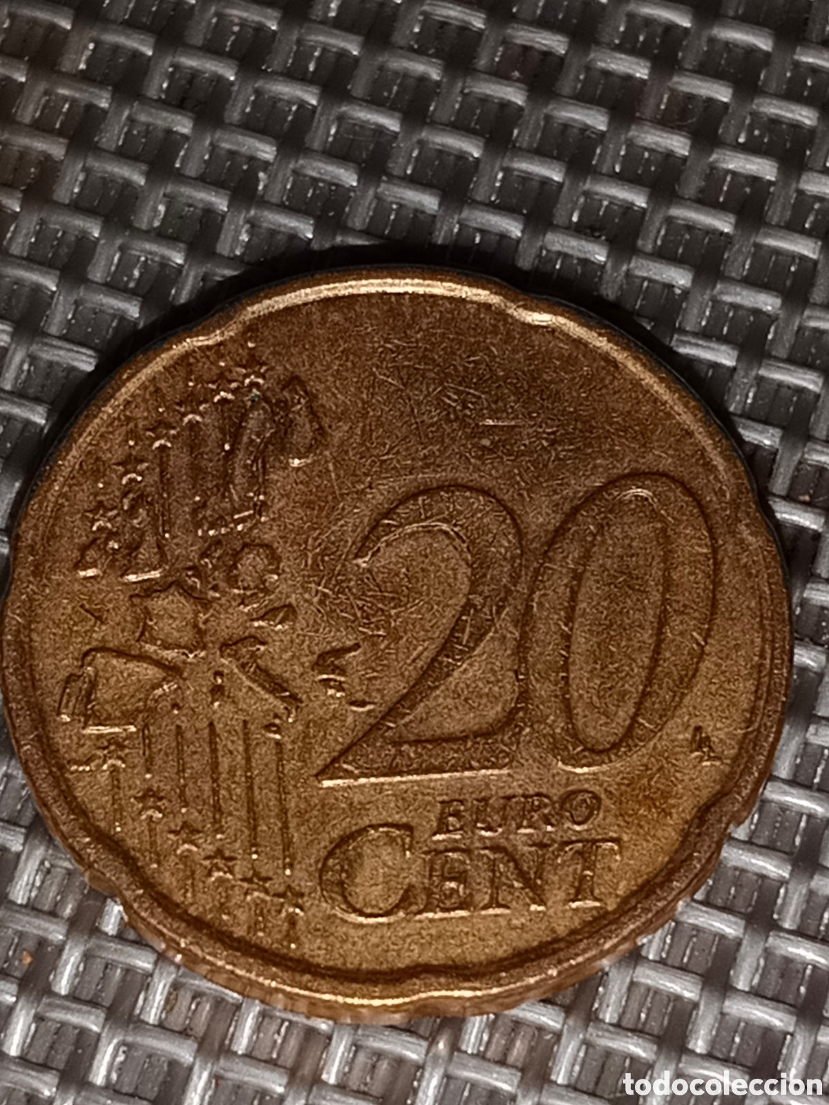 Material numism&aacute;tico: Moneda de 20 c&eacute;ntimos B&eacute;lgica 2000 - Foto 2