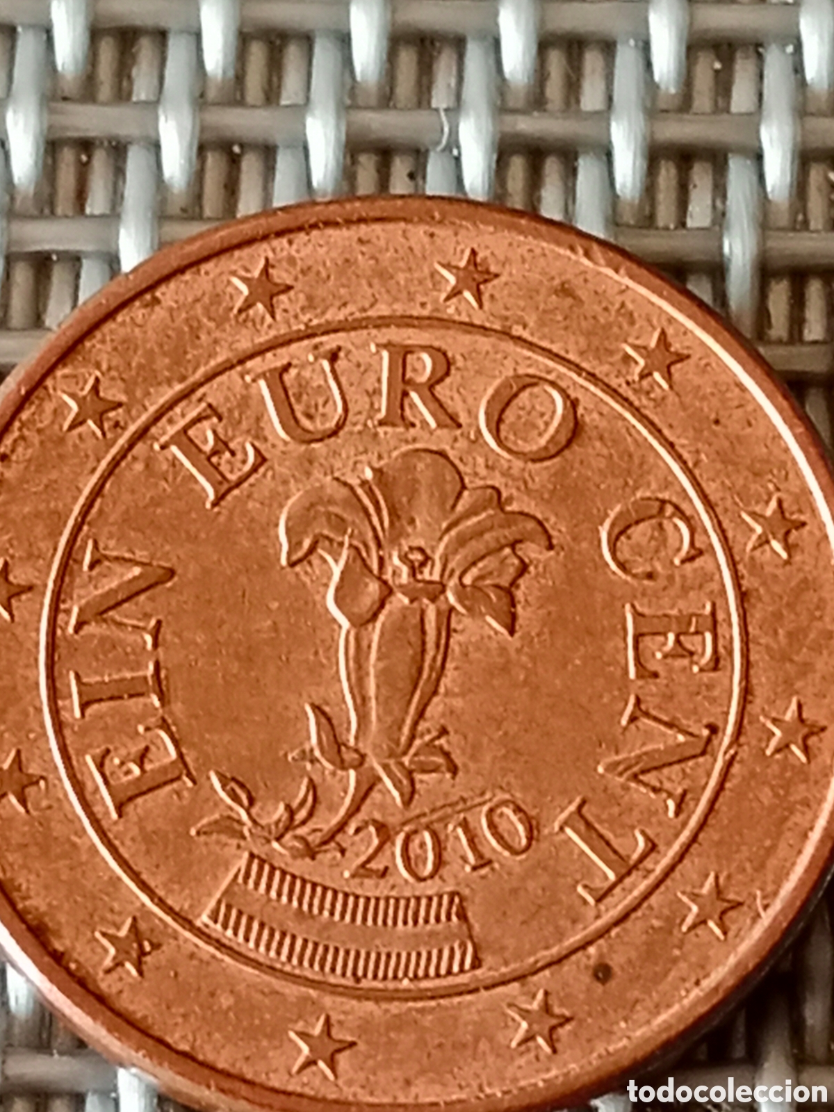 Material numism&aacute;tico: Moneda de 1 c&eacute;ntimo Austria 2010 - Foto 2