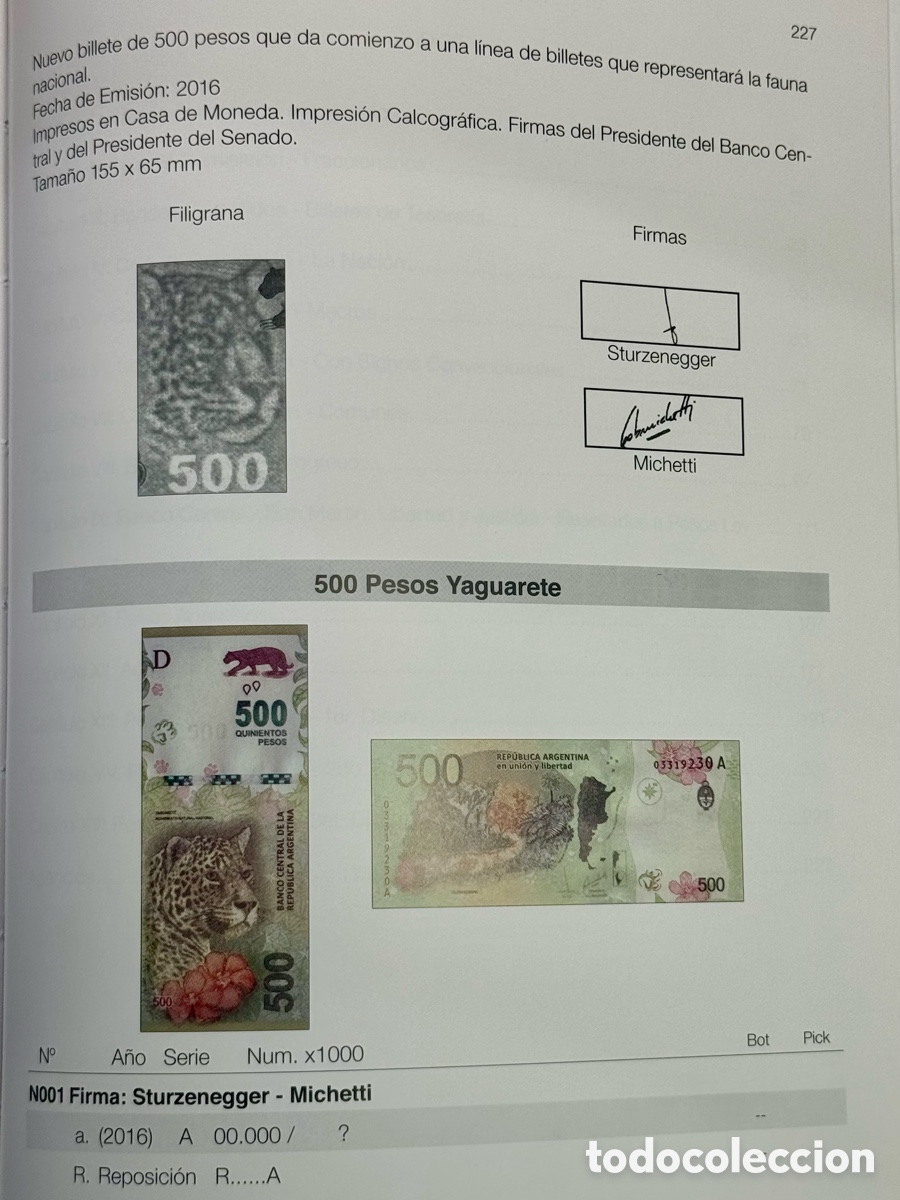 Material numism&aacute;tico: CAT&Aacute;LOGO DE BILLETES ARGENTINOS, - Foto 4