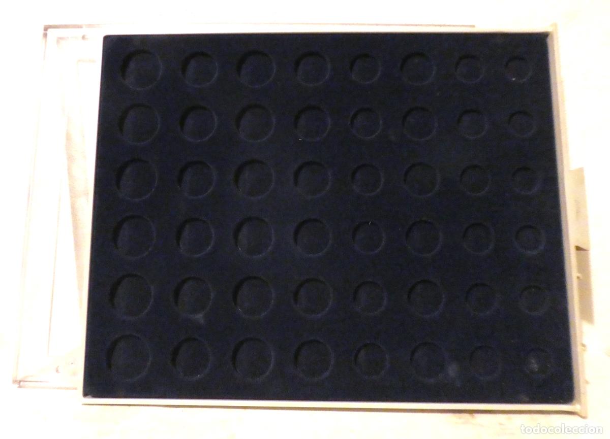 Material numism&aacute;tico: Bandeja para Monedas en estuche - Foto 1