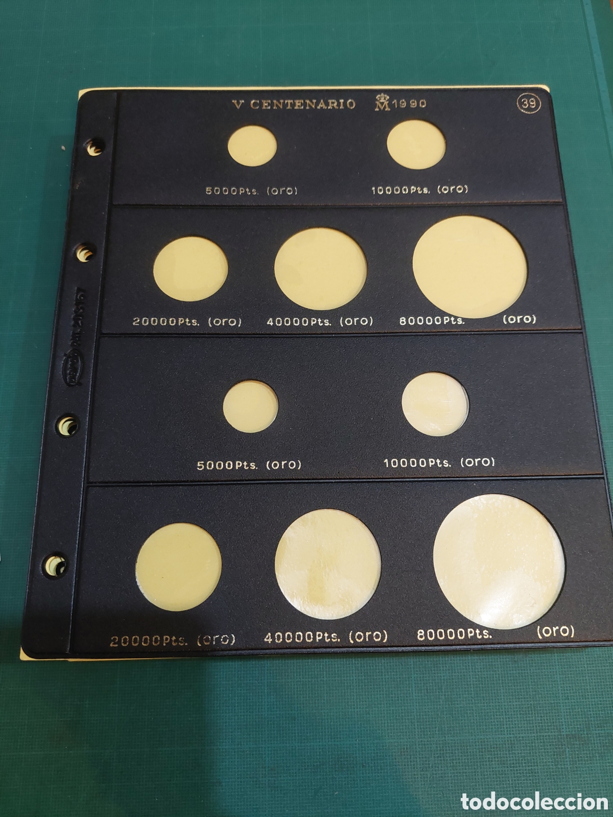 Material numism&aacute;tico: 39 PARDO V CENTENARIO 1990 ORO VER M&Aacute;S LOTES - Foto 1