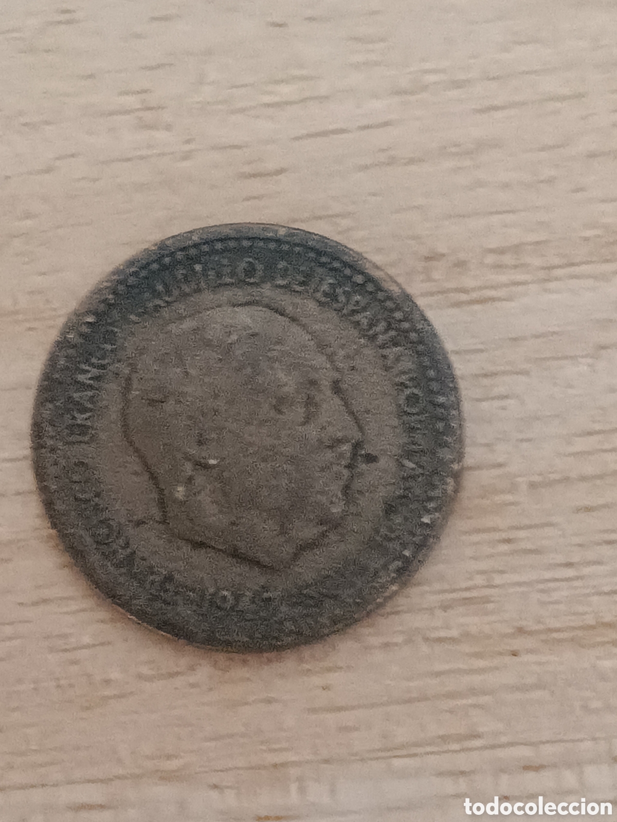 Material numism&aacute;tico: Moneda de 1 peseta de franco 1947 - Foto 1
