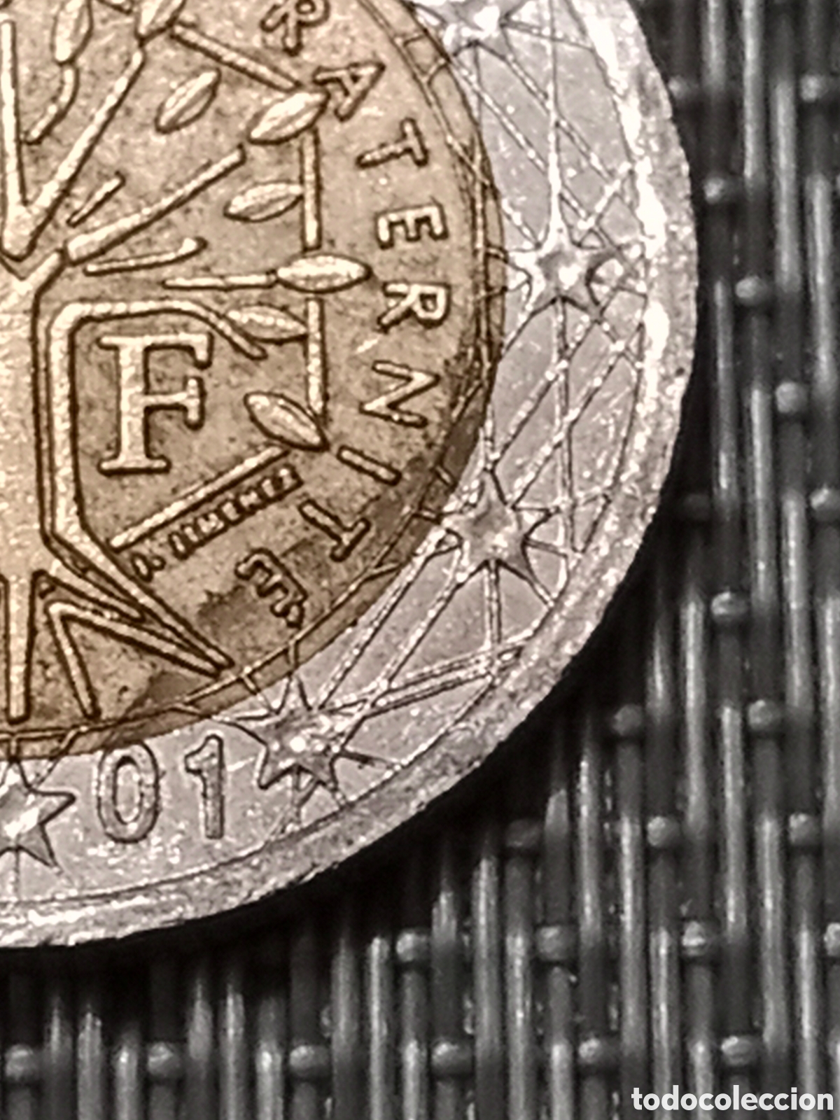 Material numism&aacute;tico: Moneda de 2 euros Francia A&ntilde;o 2001 - Foto 5