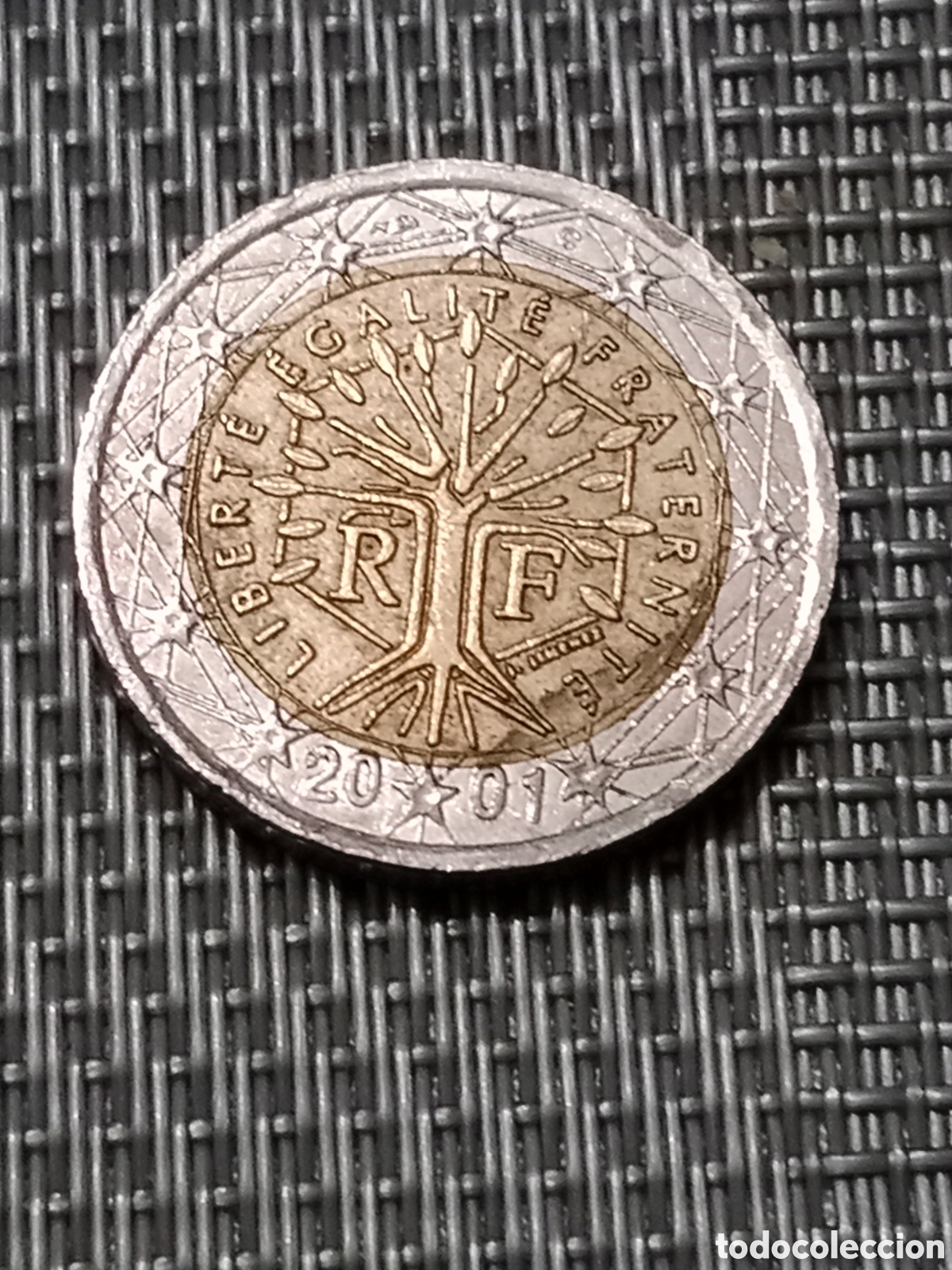 Material numism&aacute;tico: Moneda de 2 euros Francia A&ntilde;o 2001 - Foto 10