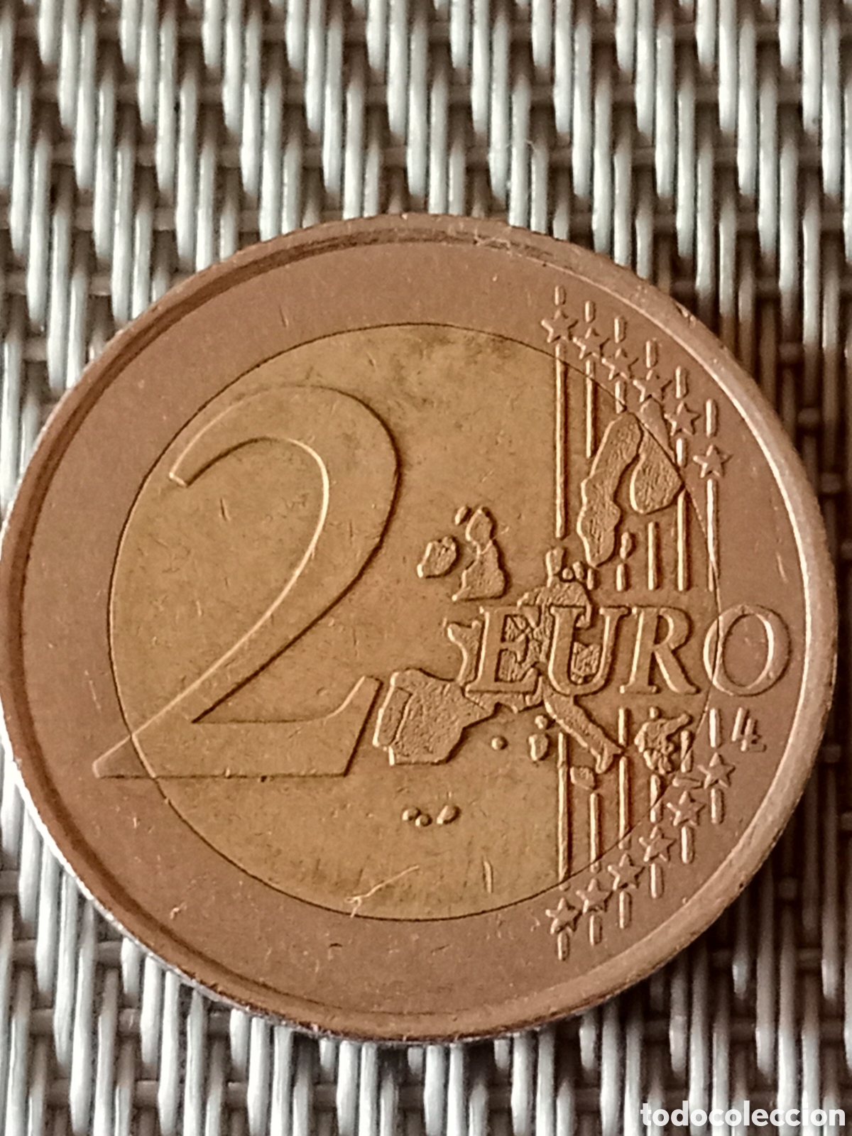 Material numism&aacute;tico: Moneda de 2 euros Francia 2001 mal Acu&ntilde;ada - Foto 10