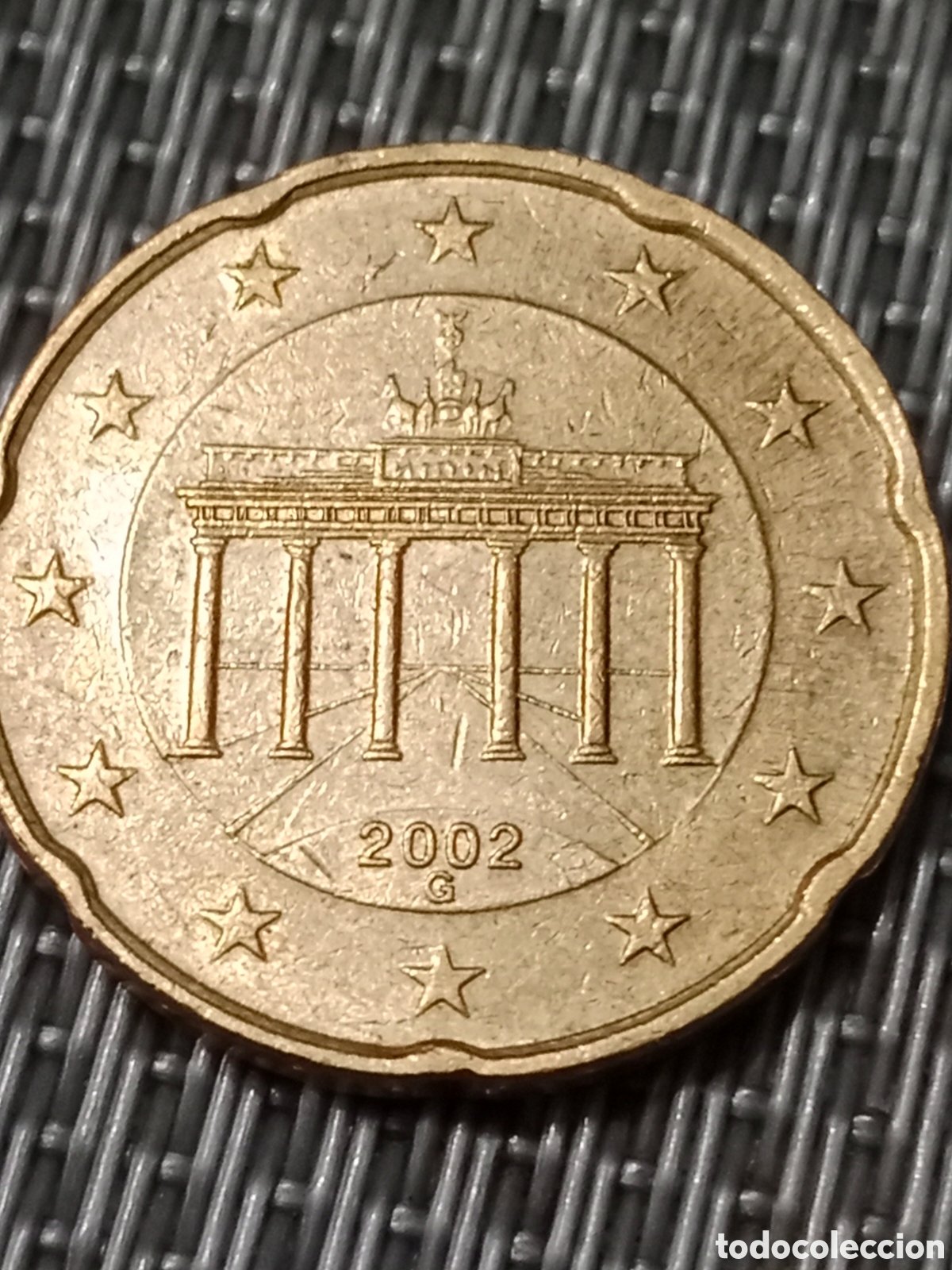 Material numism&aacute;tico: Moneda de 20 c&eacute;ntimos A&ntilde;o 2002 Alemania - Foto 3