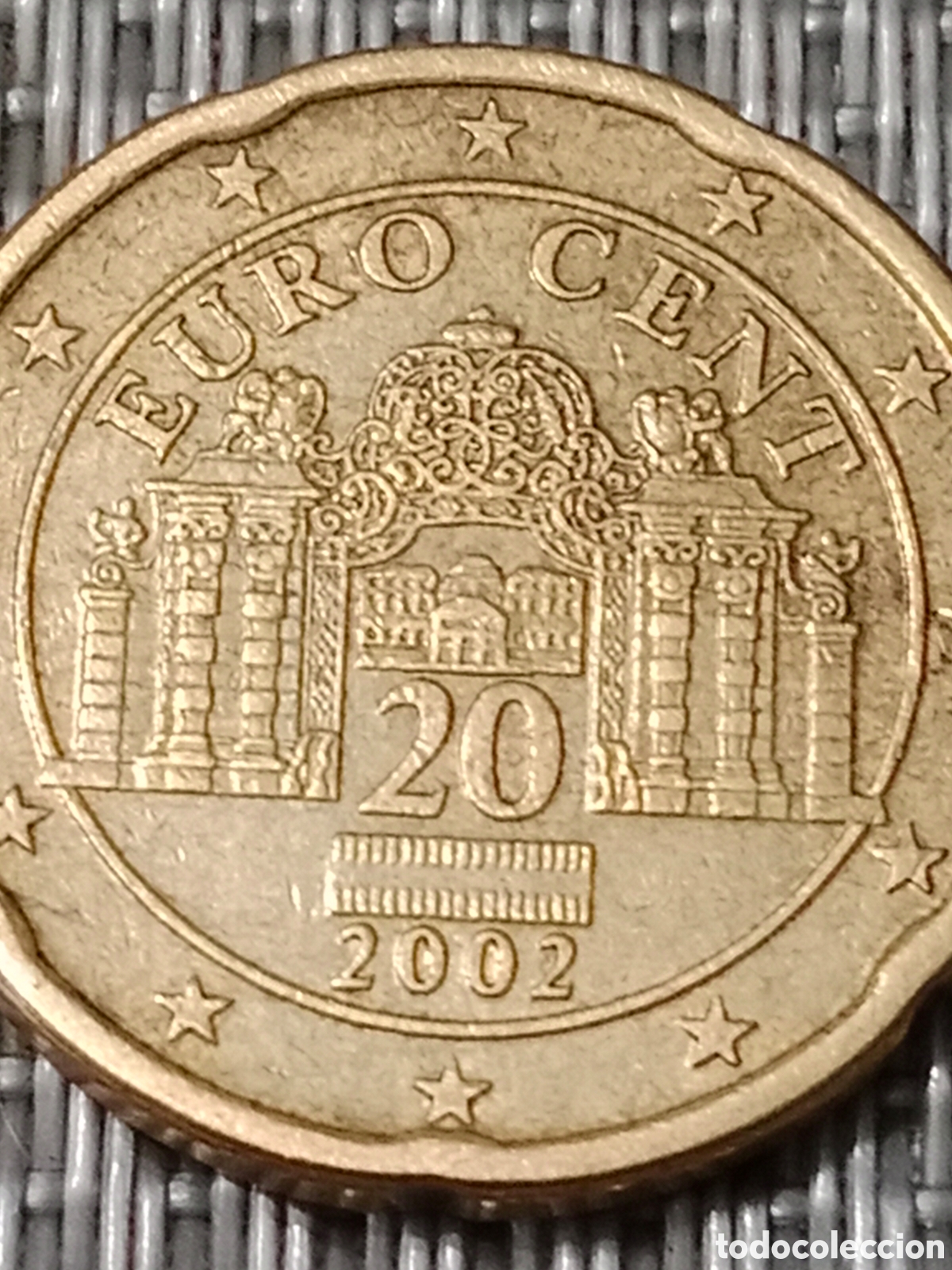 Material numism&aacute;tico: Moneda de 20 c&eacute;ntimos Austria a&ntilde;o 2002 - Foto 2