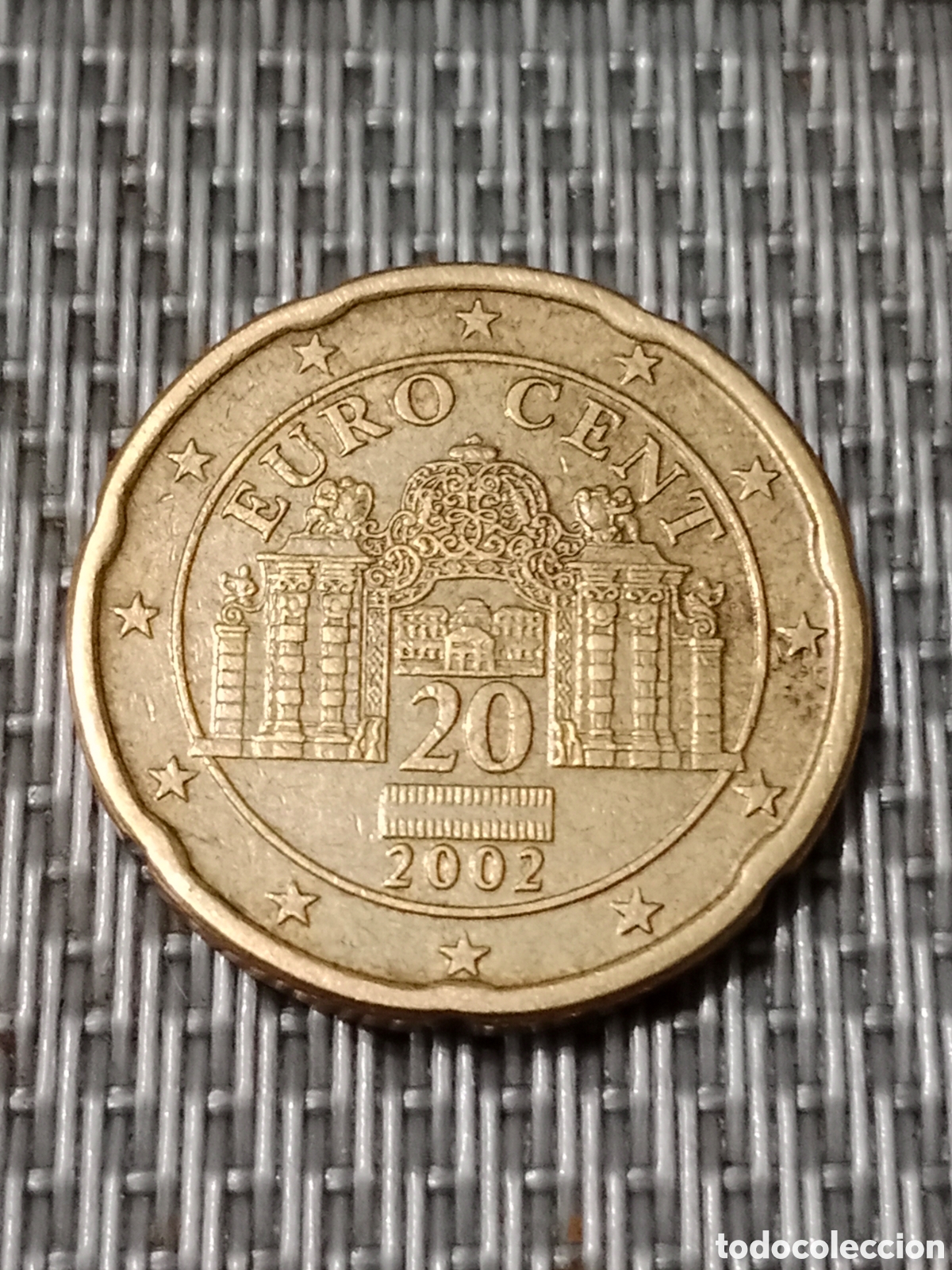 Material numism&aacute;tico: Moneda de 20 c&eacute;ntimos Austria a&ntilde;o 2002 - Foto 1