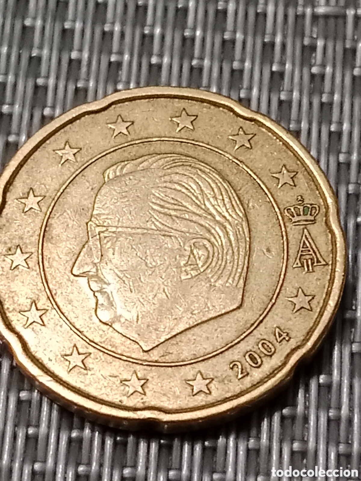 Material numism&aacute;tico: Moneda de 20 c&eacute;ntimos B&eacute;lgica a&ntilde;o 2004 - Foto 2
