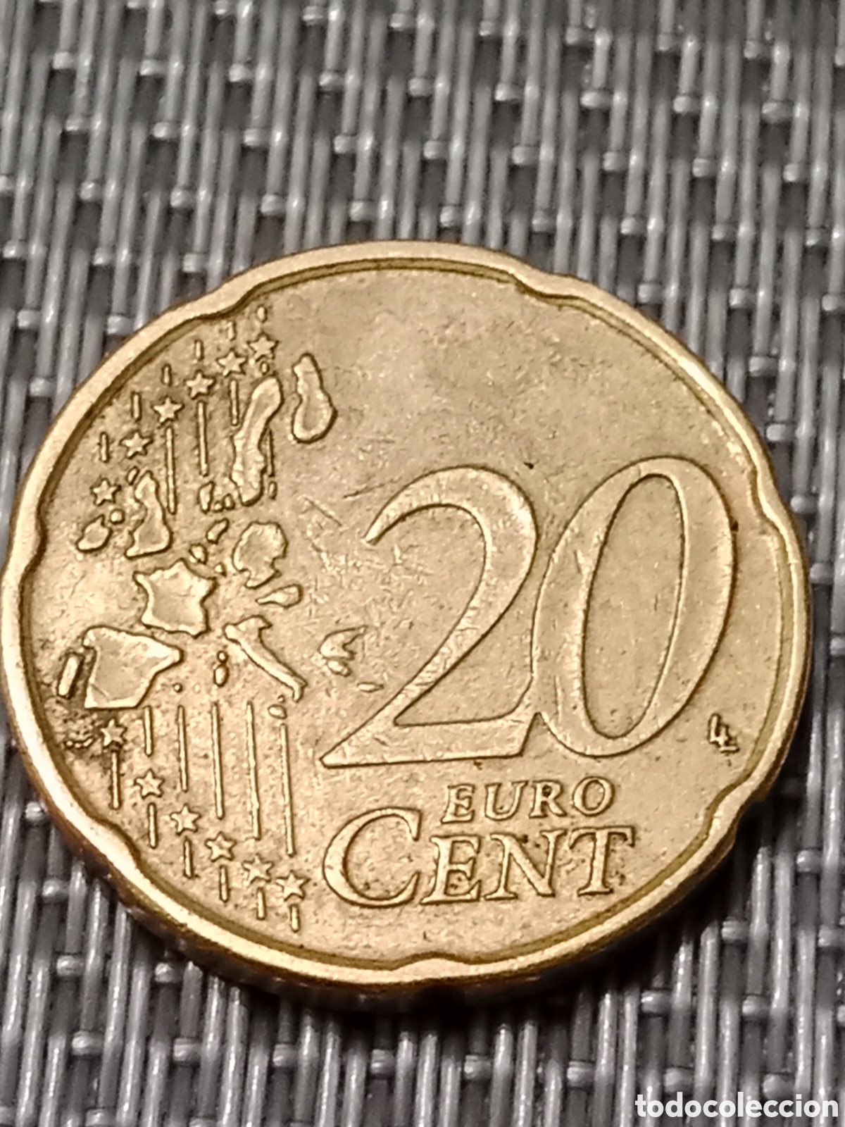 Material numism&aacute;tico: Moneda de 20 c&eacute;ntimos B&eacute;lgica a&ntilde;o 2004 - Foto 3