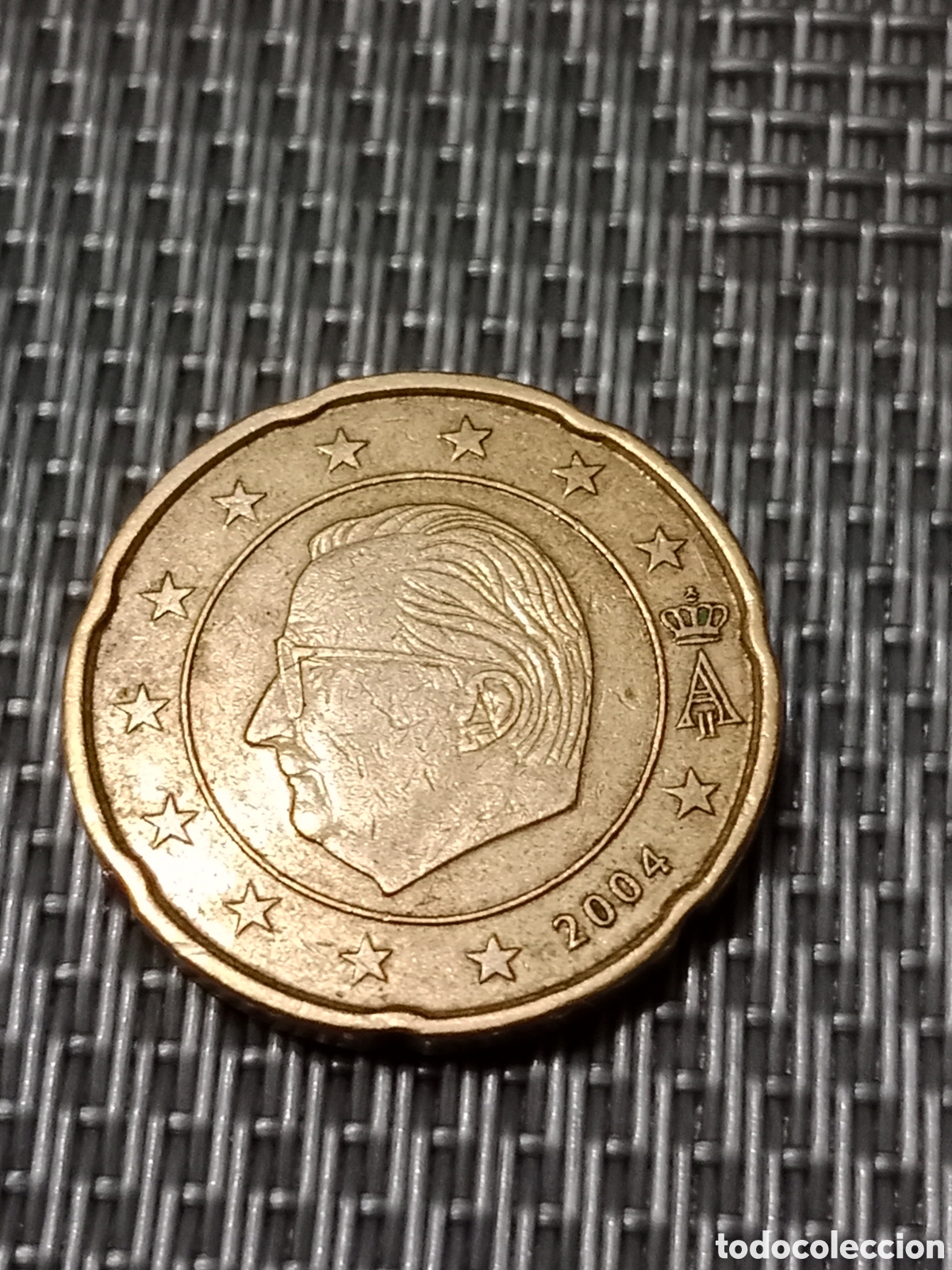 Material numism&aacute;tico: Moneda de 20 c&eacute;ntimos B&eacute;lgica a&ntilde;o 2004 - Foto 1