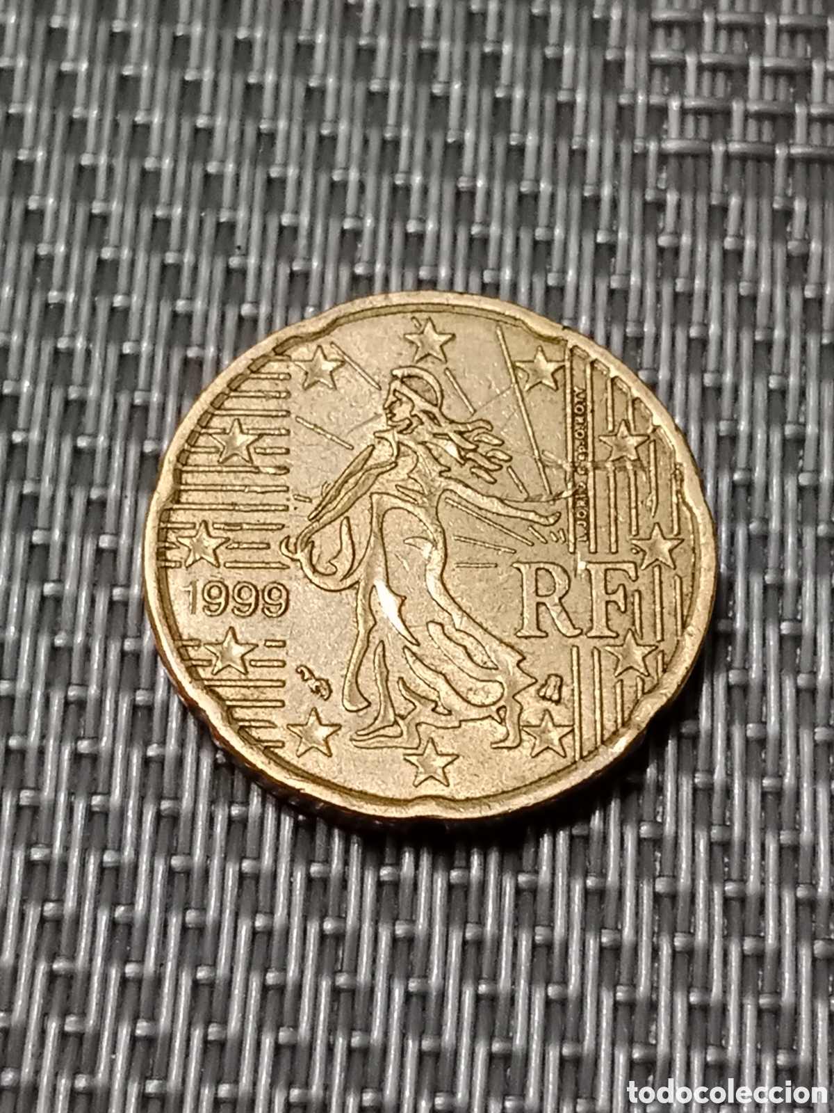 Material numism&aacute;tico: Moneda de 20 c&eacute;ntimos Francia A&ntilde;o 1999 - Foto 1