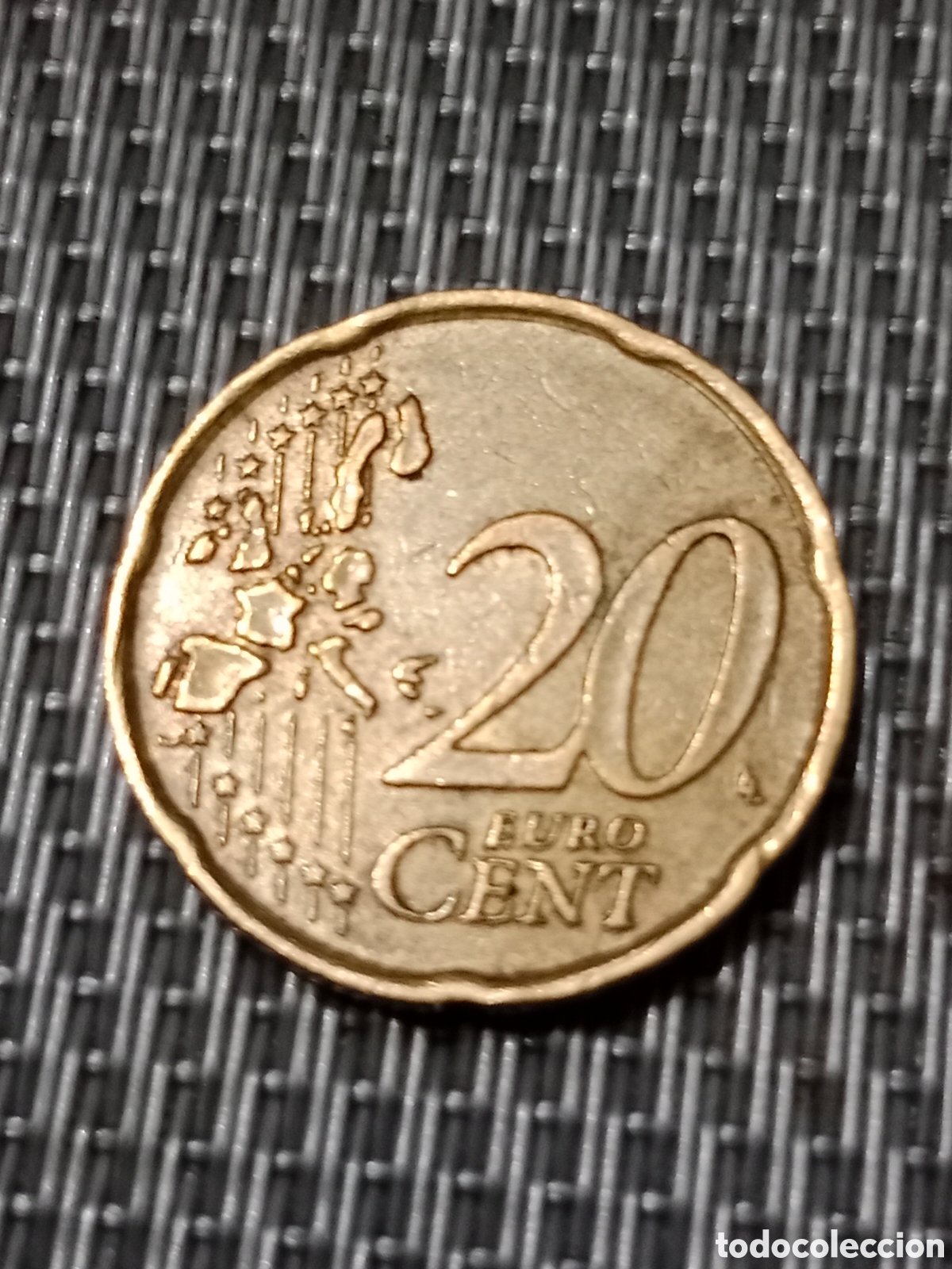 Material numism&aacute;tico: Moneda de 20 c&eacute;ntimos Italia a&ntilde;o 2003 - Foto 3