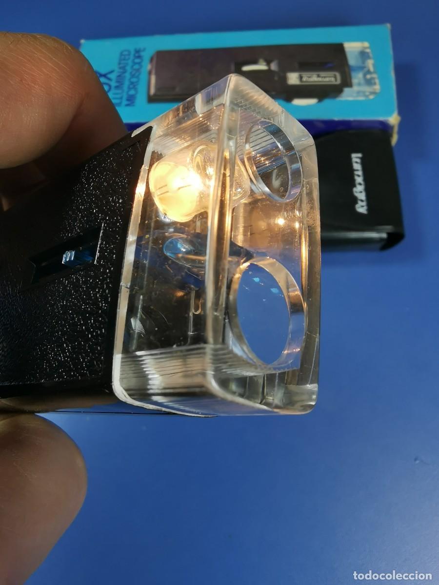 Material numism&aacute;tico: LUPA MICROSCOPIO 50 AUMENTOS CON LUZ-LUMAGNY - Foto 6