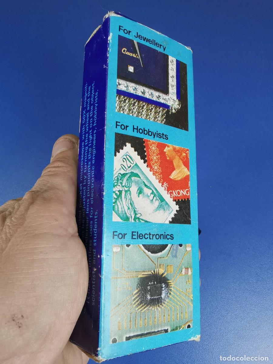 Material numism&aacute;tico: LUPA MICROSCOPIO 50 AUMENTOS CON LUZ-LUMAGNY - Foto 22