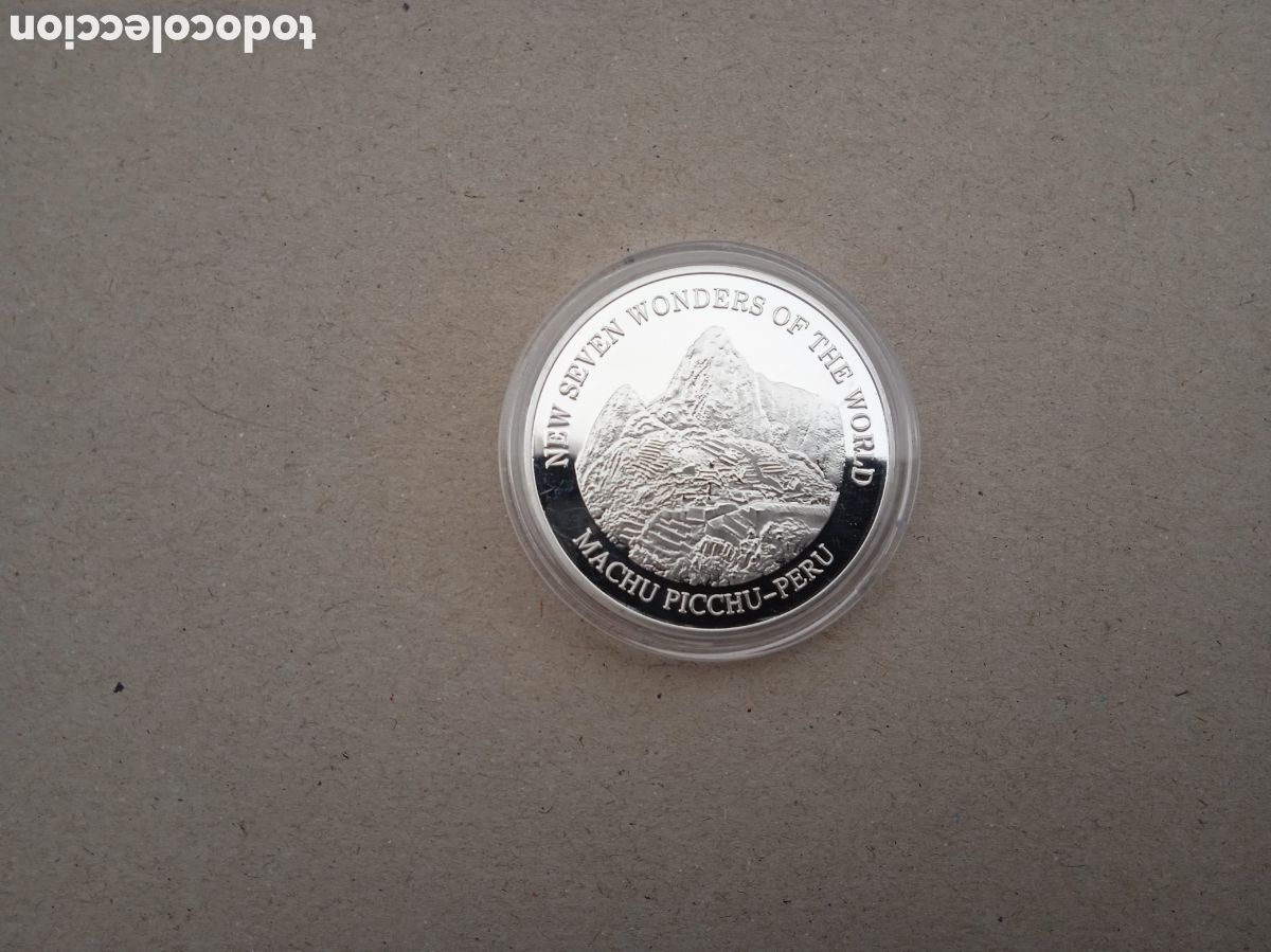 Material numism&aacute;tico: Medalla commemorativa Machu Picchu Per&uacute; 2007 - Foto 1