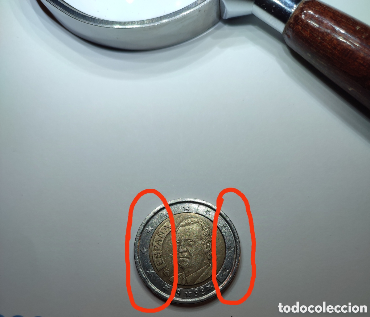 Material numism&aacute;tico: Moneda de 2 euros 1999 - Foto 3