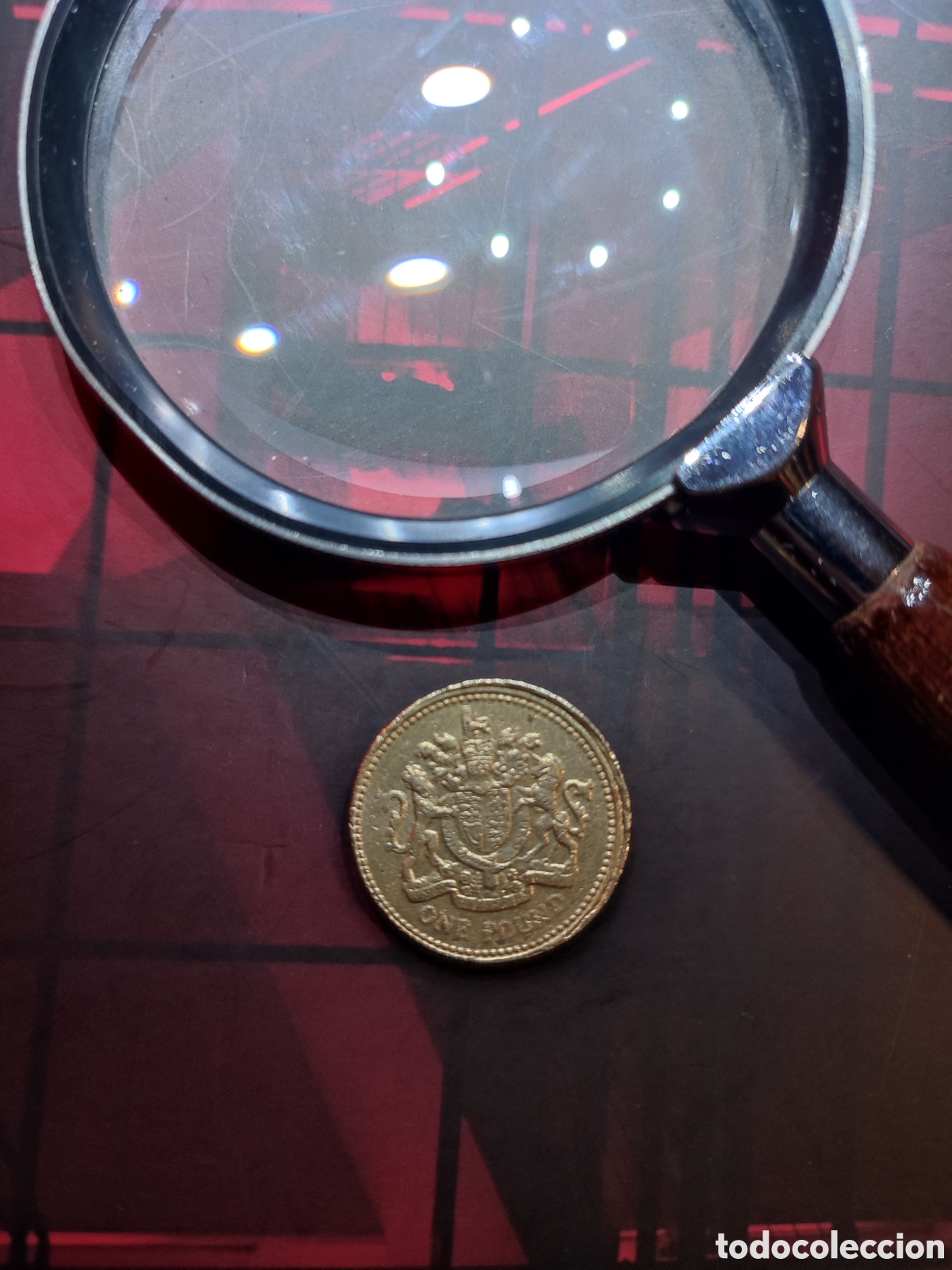 Material numism&aacute;tico: Moneda One Pound Reina Elizabeth 2003 - Foto 2