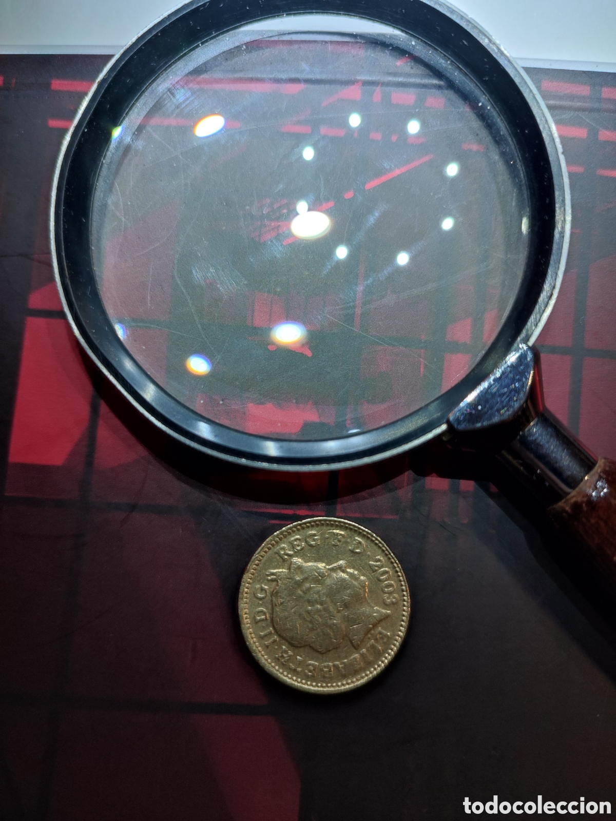 Material numism&aacute;tico: Moneda One Pound Reina Elizabeth 2003 - Foto 1